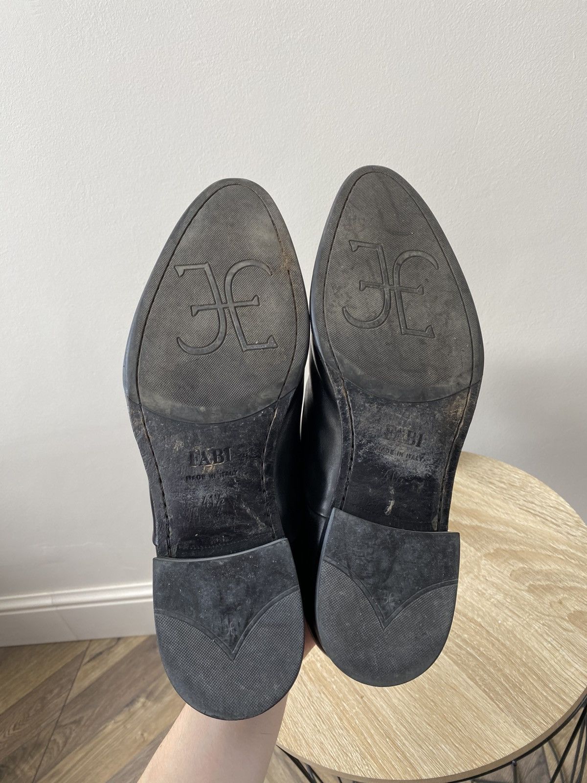 FABI Vintage Fabi Luxury Dress black leather shoes Size US 10 / EU 43 - 10 Thumbnail
