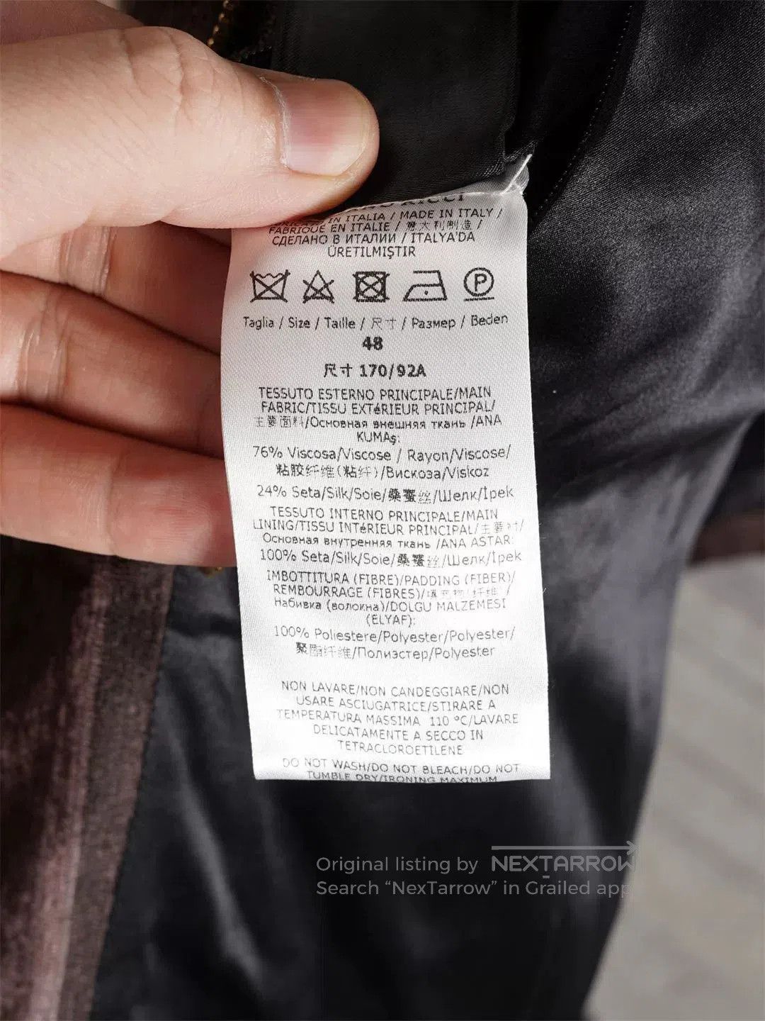 Stefano Ricci Stefano Ricci Men's Hooded Jacket. Size US M / EU 48-50 / 2 - 9 Thumbnail