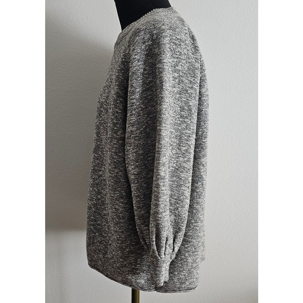 Madewell Madewell Heather Cotton Blend Crew Neck 3/4 Sleeve Sweater S Size S / US 4 / IT 40 - 2 Thumbnail