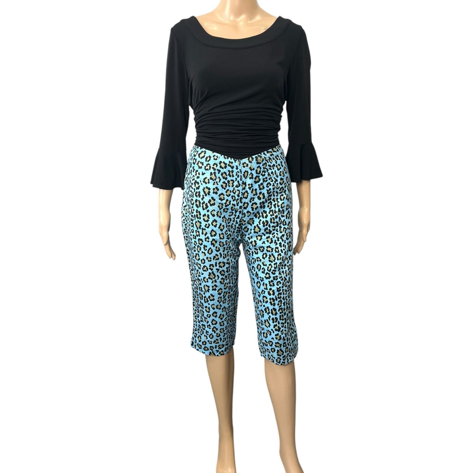 Fendi Fendi Vintage Leopard Print Capris Size 26" / US 2 / IT 38 - 1 Thumbnail