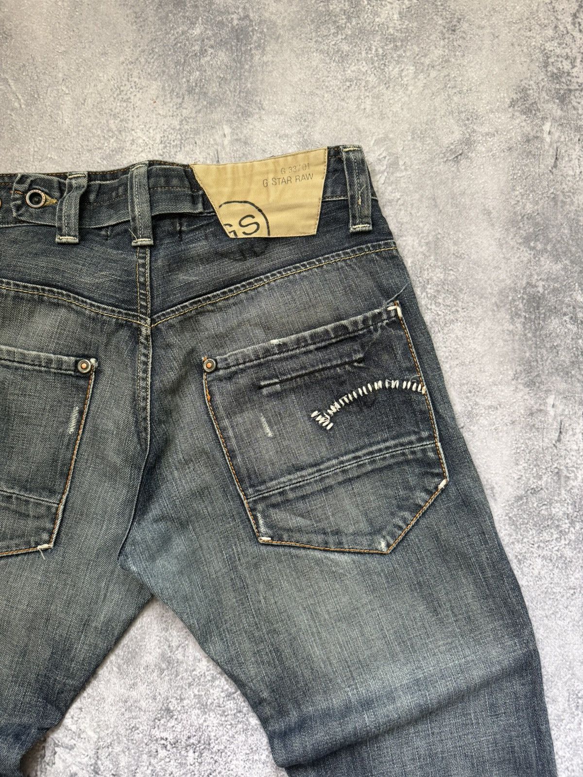 G-Star G-Star Raw 3301 Denim Jeans Faded Grey Size US 31 - 3 Thumbnail