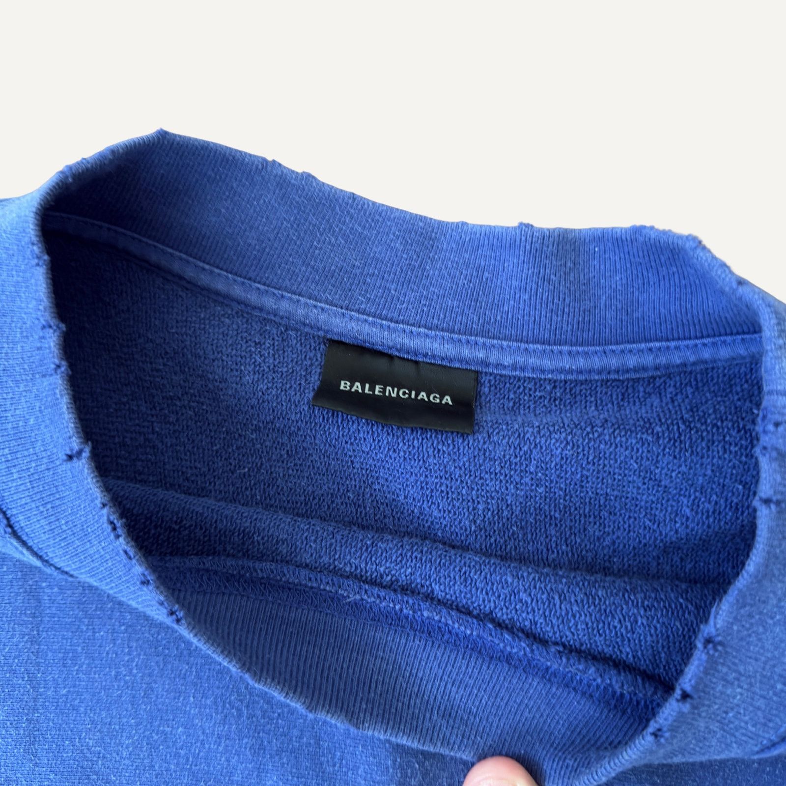 Size 3 - Balenciaga Men's Drawn Logo Campaign Crewneck