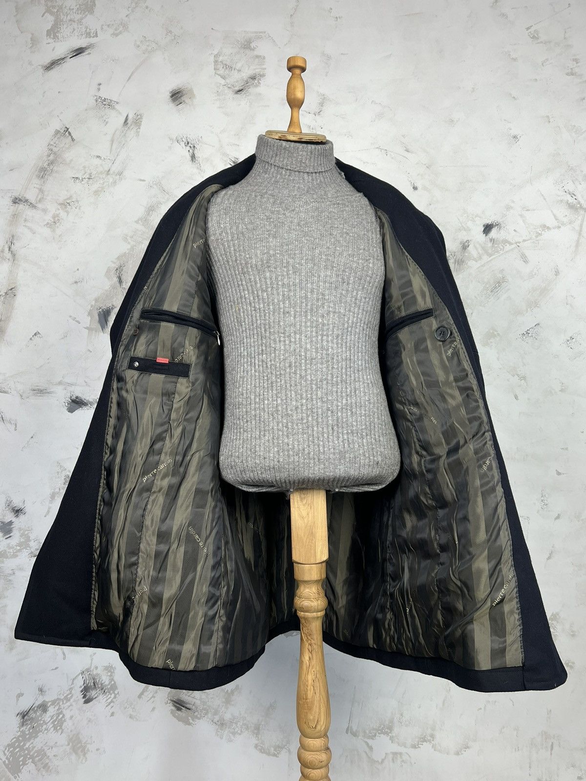 Pierre Cardin Pierre Cardin Navy Blue Coat Jacket Size L 52 Size US L / EU 52-54 / 3 - 5 Thumbnail