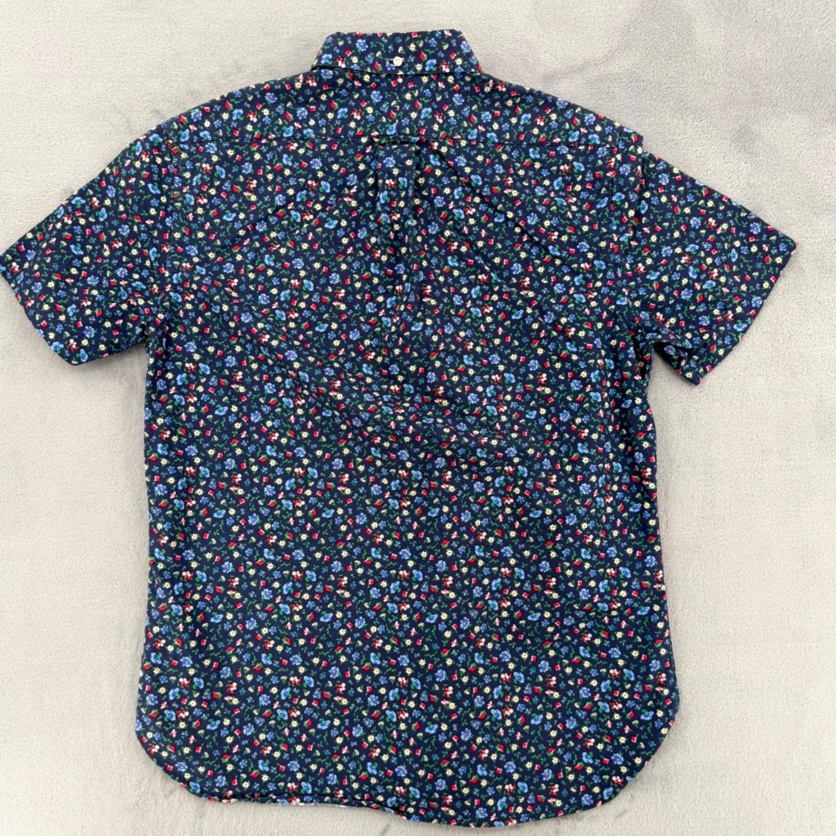 Polo Ralph Lauren Polo Ralph Lauren Mens Floral Button-Down Shirt Navy Blue Cotton Size S Size US S / EU 44-46 / 1 - 6 Thumbnail