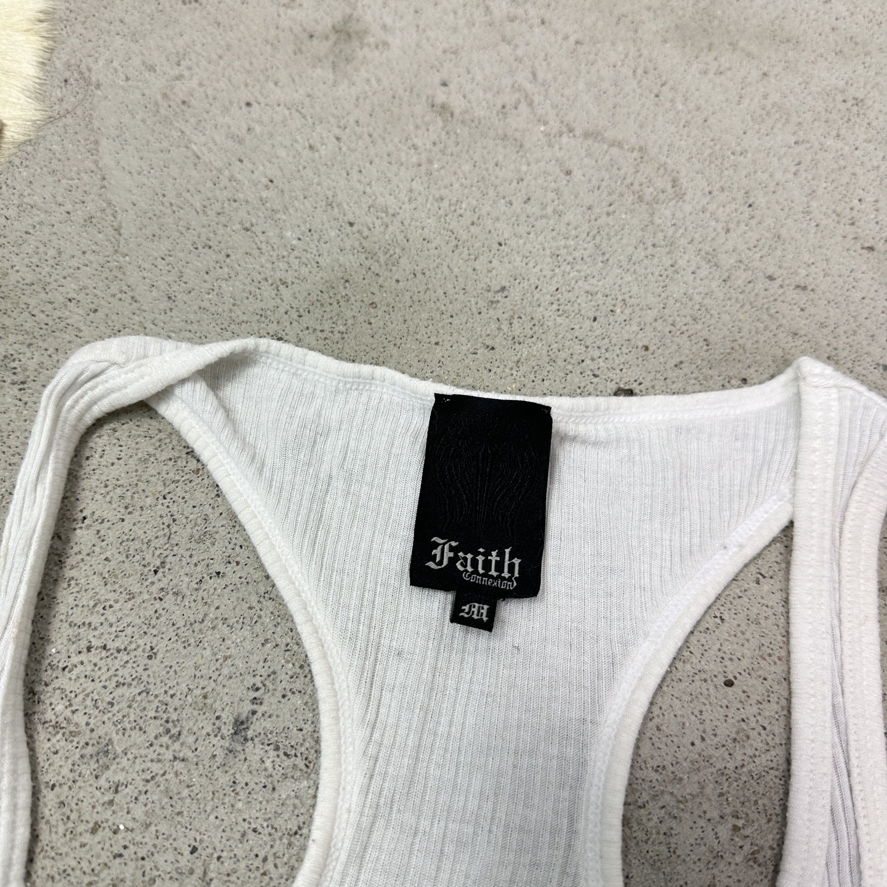 Faith Connexion Vintage Streetwear Faith Connexion Rhinestones Tanktop 00s Size M / US 6-8 / IT 42-44 - 4 Thumbnail
