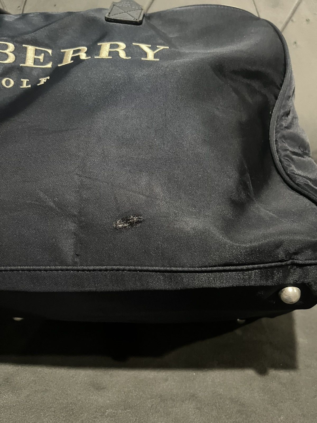 Burberry Authentic Burberry Golf Boston Bag Navy Logo Plate Size ONE SIZE - 15 Thumbnail
