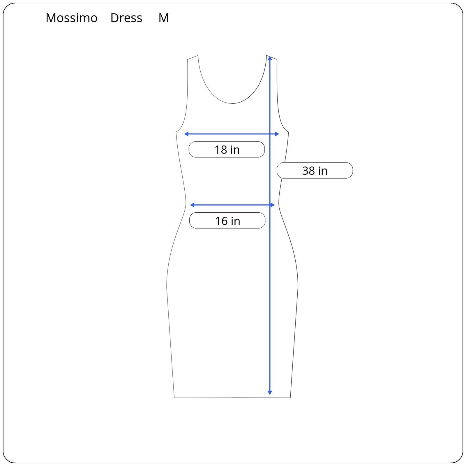 Mossimo Mossimo Sleeveless Dress Women's Size Medium Size M / US 6-8 / IT 42-44 - 5 Thumbnail