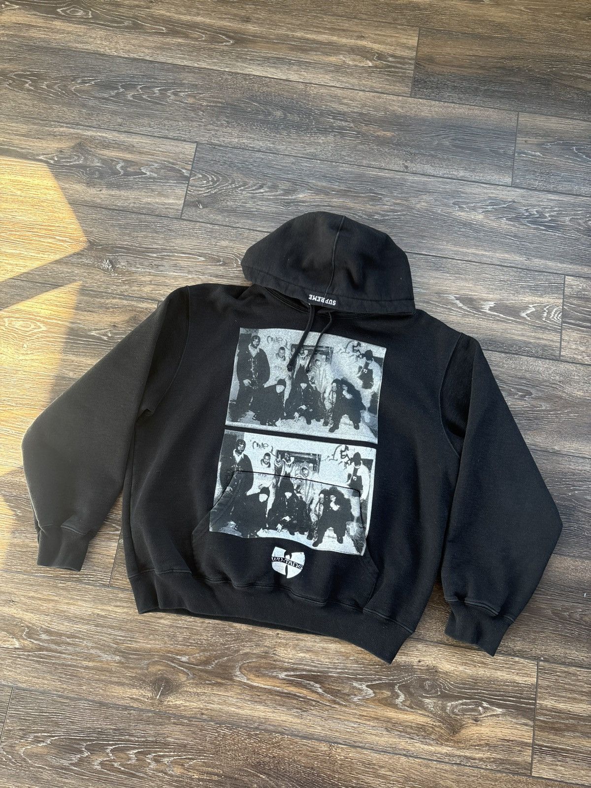 Supreme SUPREME/WU-TANG CLAN HOODED SWEATSHIRT (black) (XXL) | Grailed