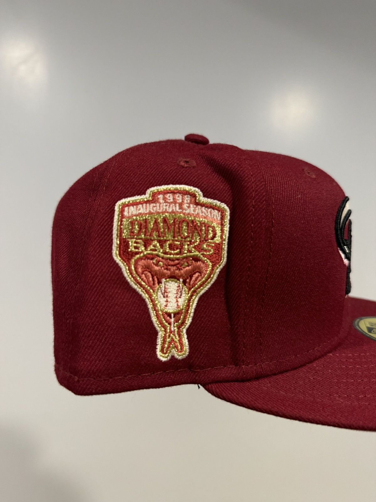 Hat Club × MLB × New Era Hatclub Exclusive Arizona Diamondbacks Red Velvet 2.0 7 3/8 Size ONE SIZE - 2 Thumbnail