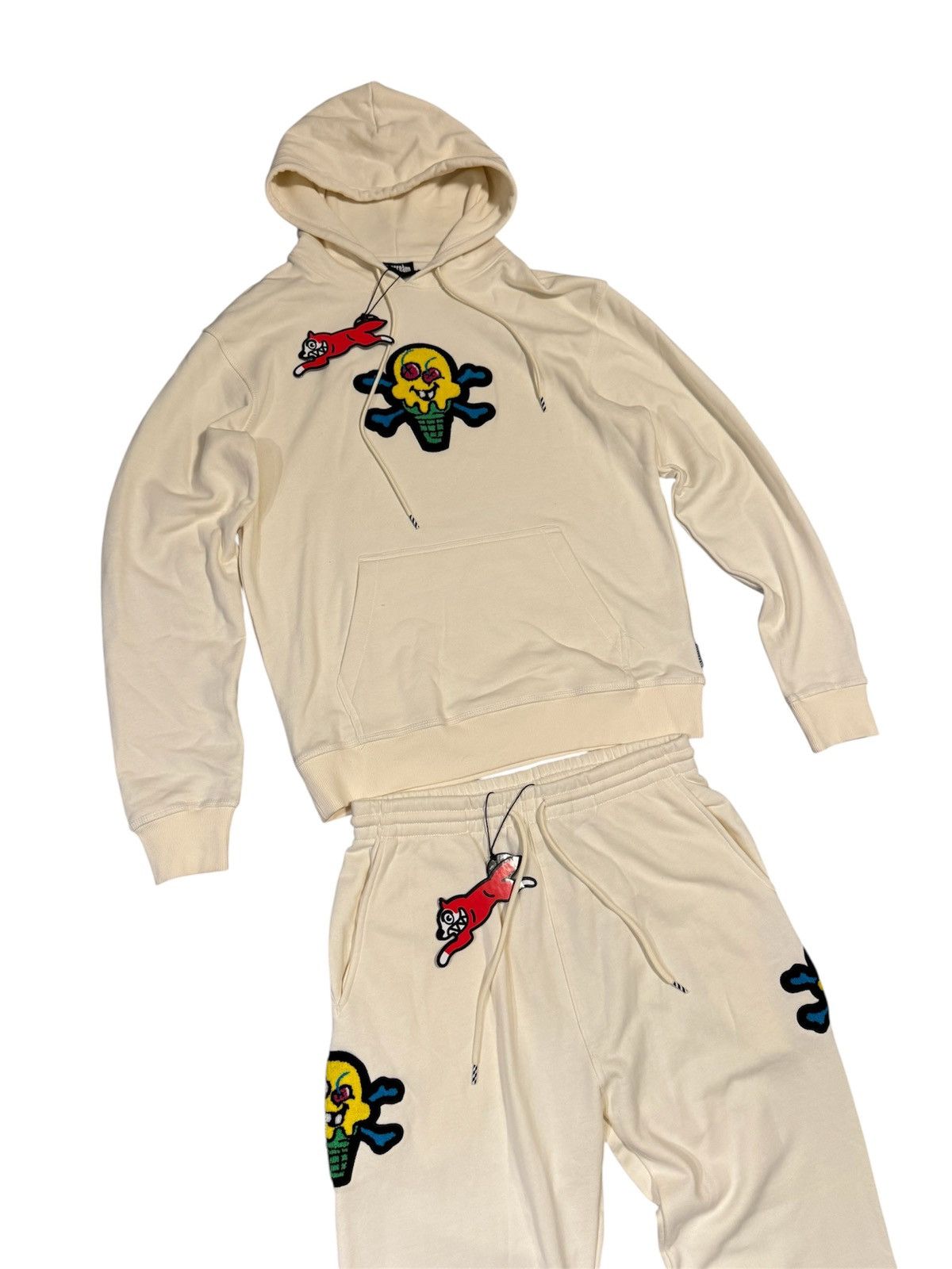 Icecream 🔥400$ IceCream Logo Tracksuit/IceCream Stacker&Chennile Suit Size 50L - 2 Thumbnail