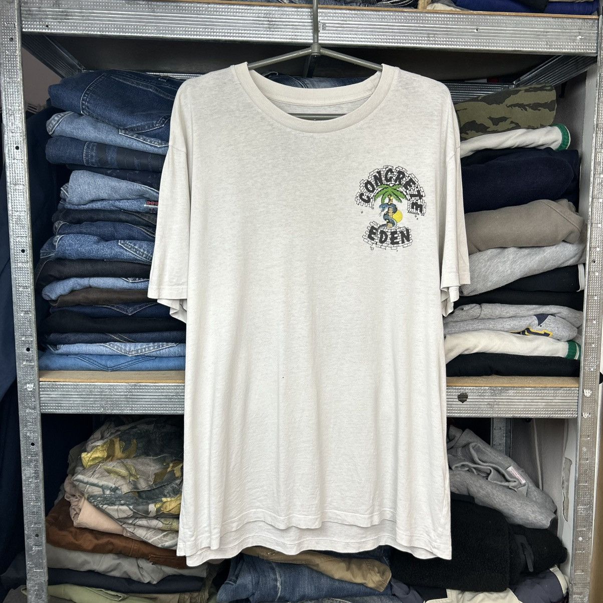 Allsaints Mens Allsaints Big logo streetwear designer tee size M Size US M / EU 48-50 / 2 - 6 Thumbnail