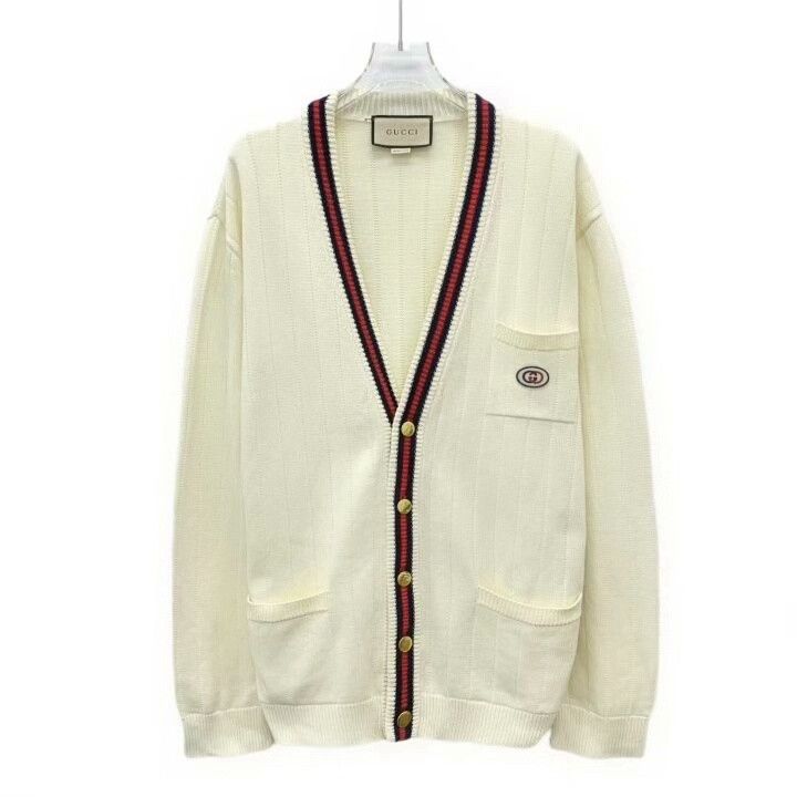 Gucci Gucci V-neck Knit Cardigan Size US S / EU 44-46 / 1 - 1 Thumbnail