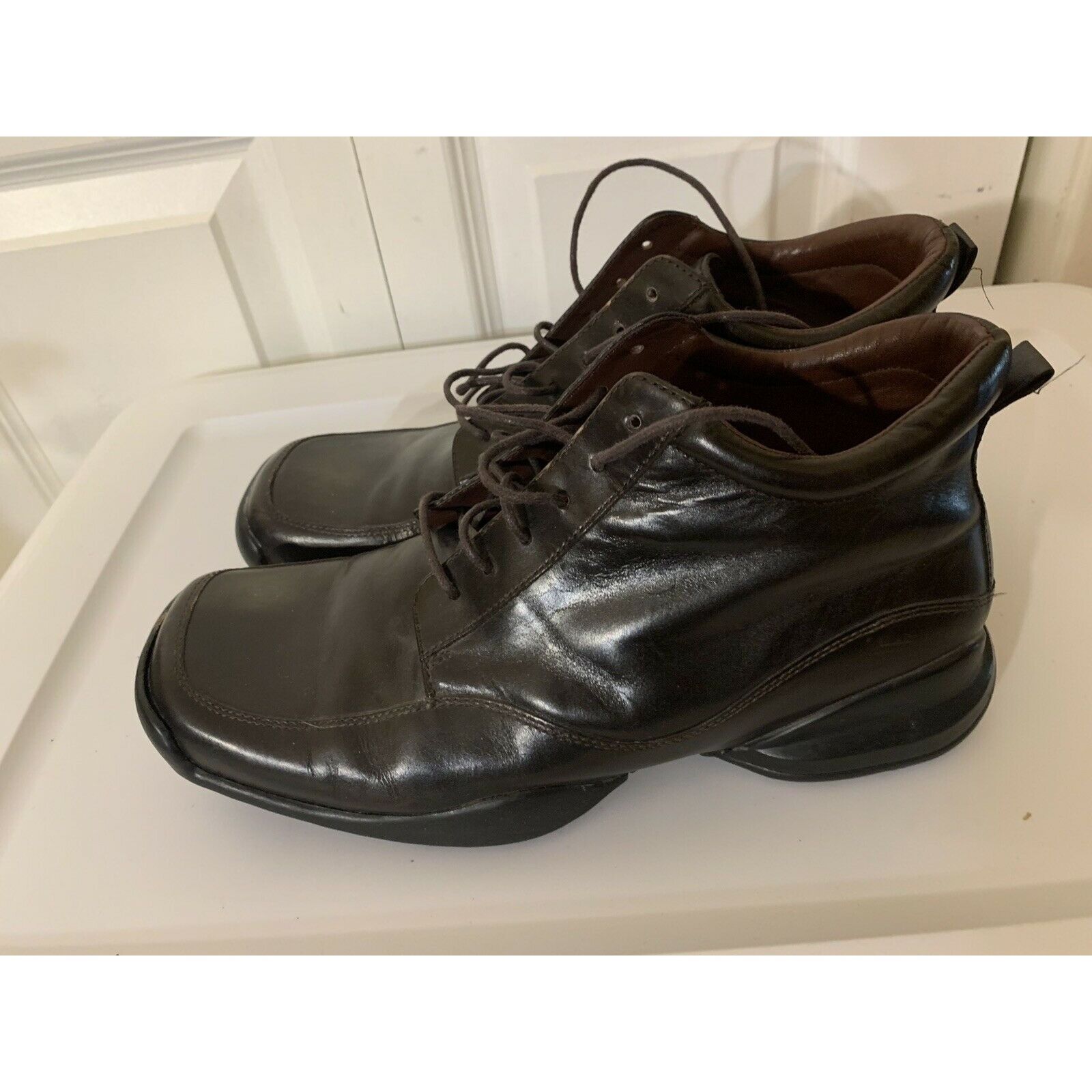 Kenneth Cole Kenneth Cole New York Men’s Sz 8 Square Toe Ankle Boots Blac Size US 8 / EU 41 - 7 Thumbnail