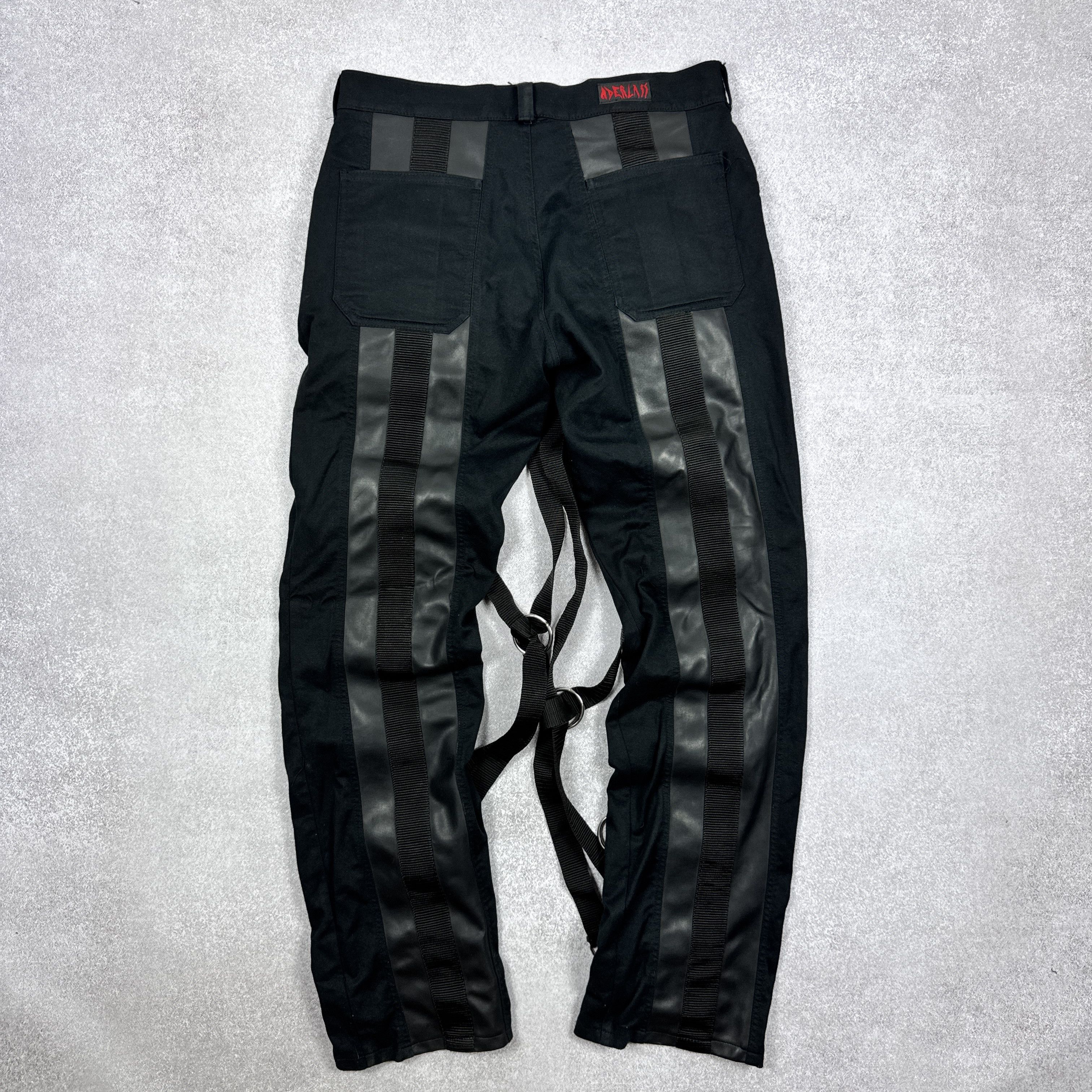 Japanese Brand Aderlass Parachute Bondage Black Pants Cyber Punk Size 34 Size US 34 / EU 50 - 3 Thumbnail