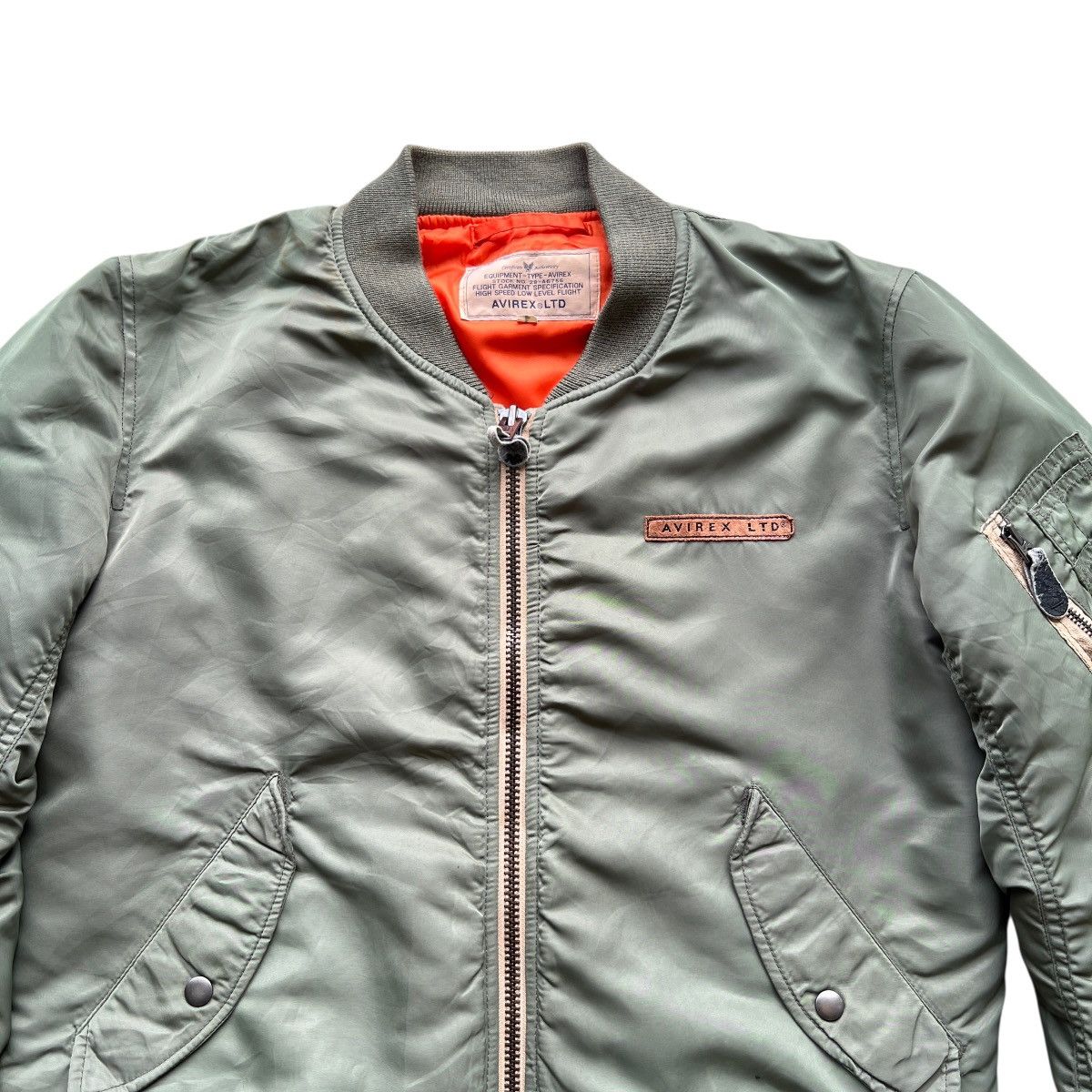 Avirex 🔥 Pick Avirex Usa Flight Bomber Jacket Size US L / EU 52-54 / 3 - 6 Thumbnail