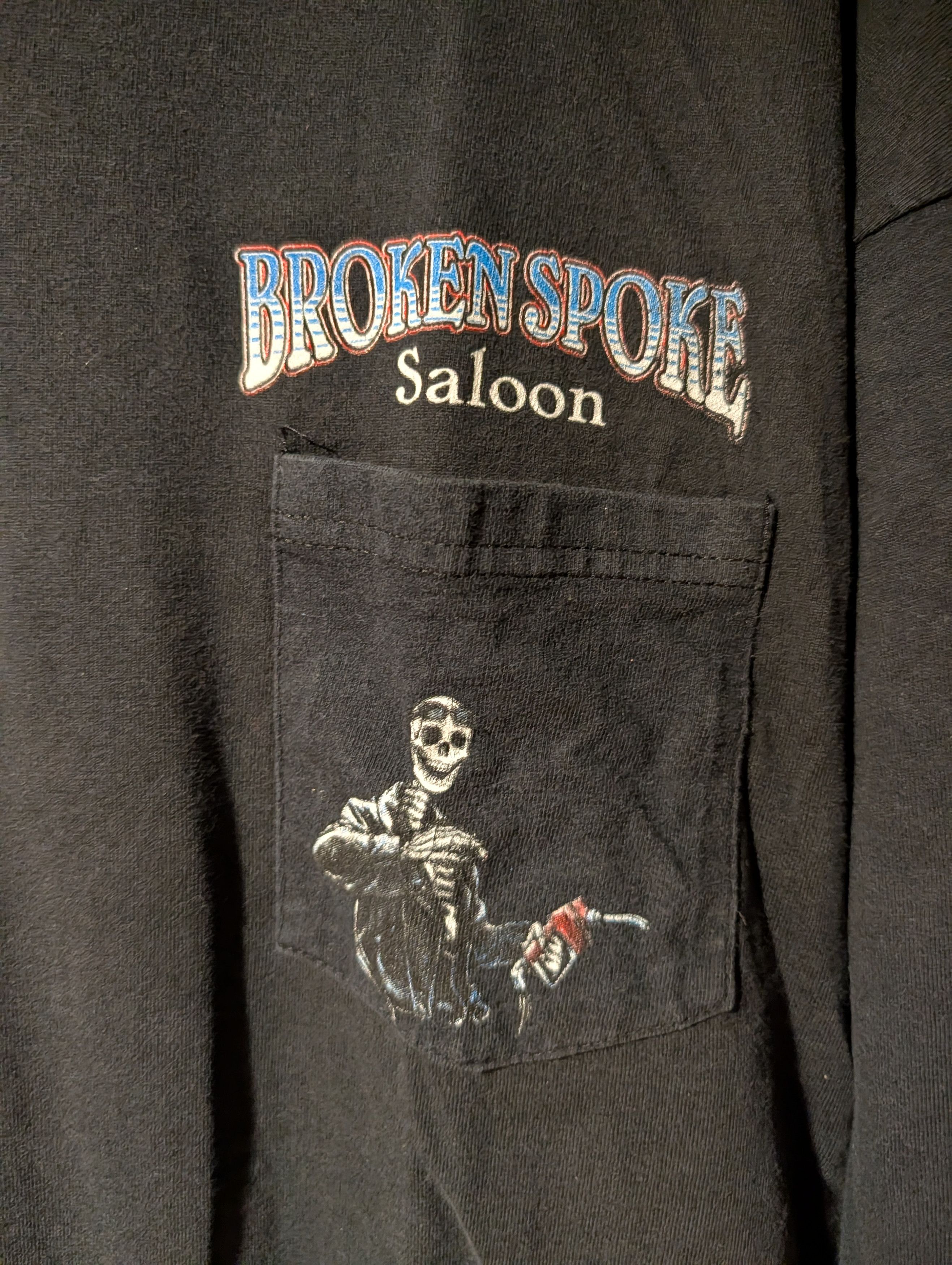 Harley Davidson Vintage 2007 Broken Spoke Saloon Motorcycle Long-Sleeve Size US XL / EU 56 / 4 - 4 Thumbnail