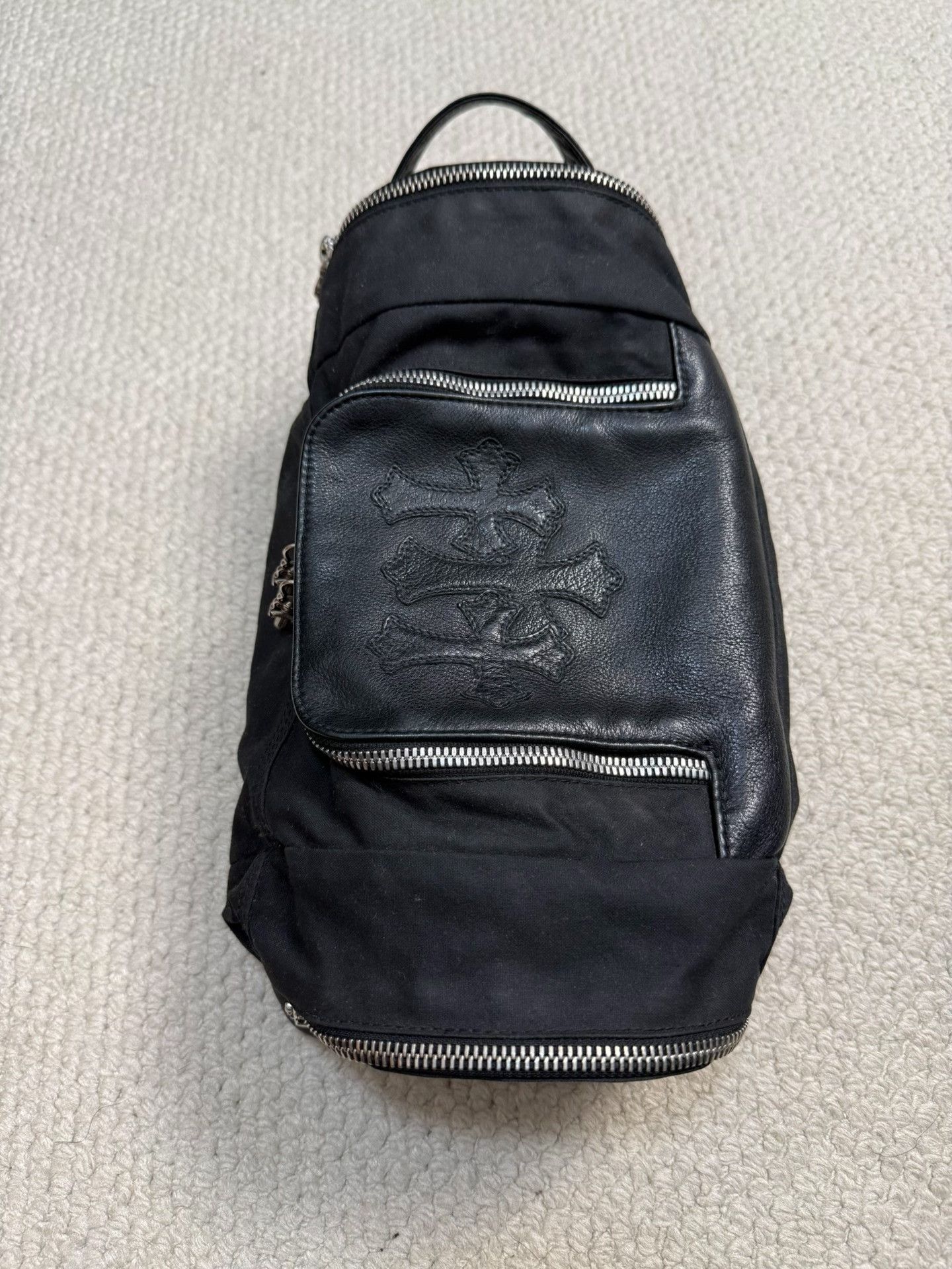 Chrome Hearts Chrome Hearts Cross Leather Wash Bag Size ONE SIZE - 1 Thumbnail