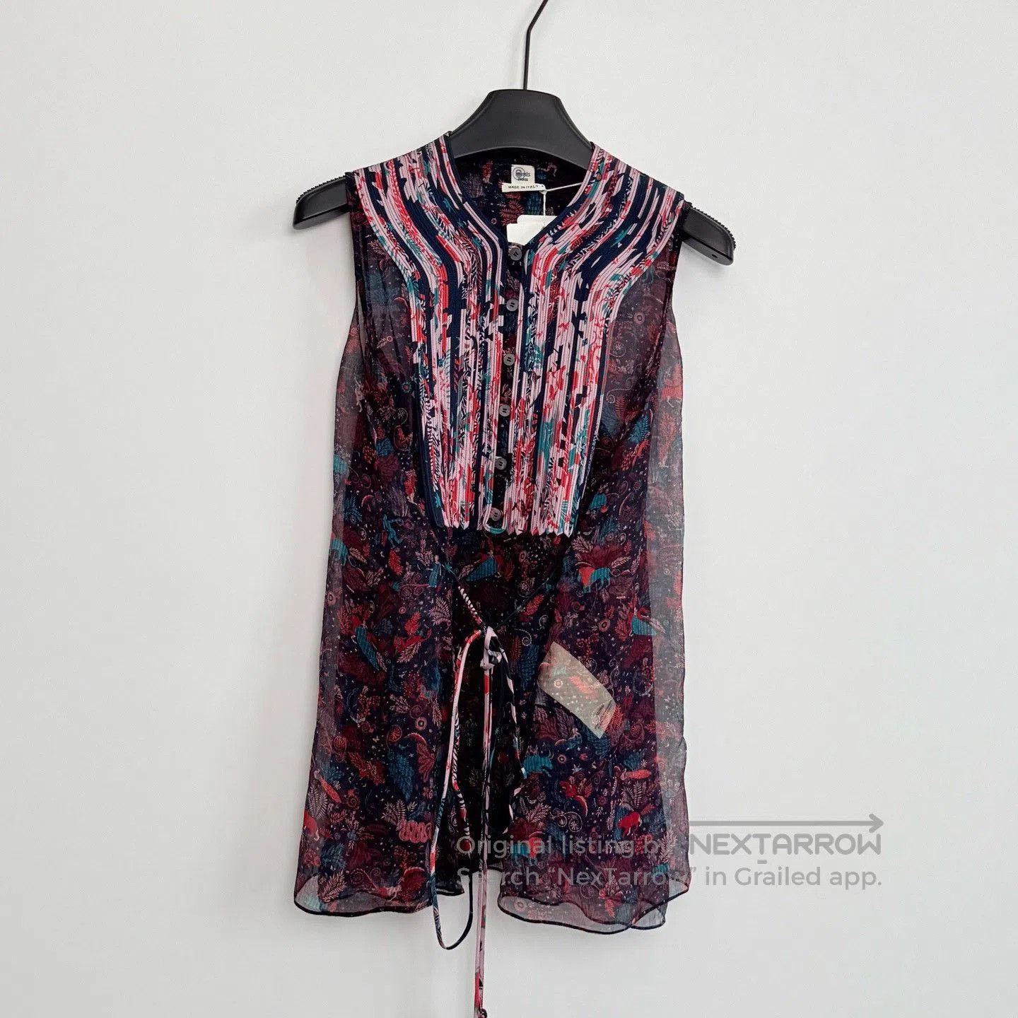 Hermes Hermes Floral Print Sleeveless Dress. Size XXS / US 00 / IT 34 - 1 Thumbnail
