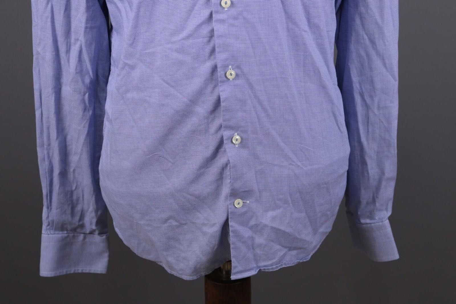 Eton Eton Slim Fit Blue Luxury Dress Shirt Size 16 41 L Size US M / EU 48-50 / 2 - 3 Thumbnail