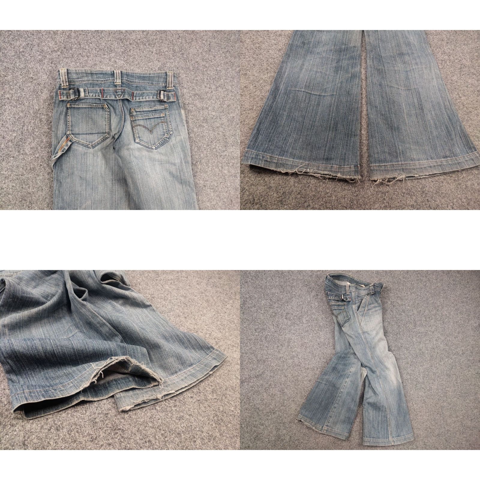 Levi's VINTAGE Levi's 90's Lady Style Low Rise Bootcut Jeans Japan Made 29 Blue Denim 5-Pocket Design Womens Size 29" - 8 Thumbnail