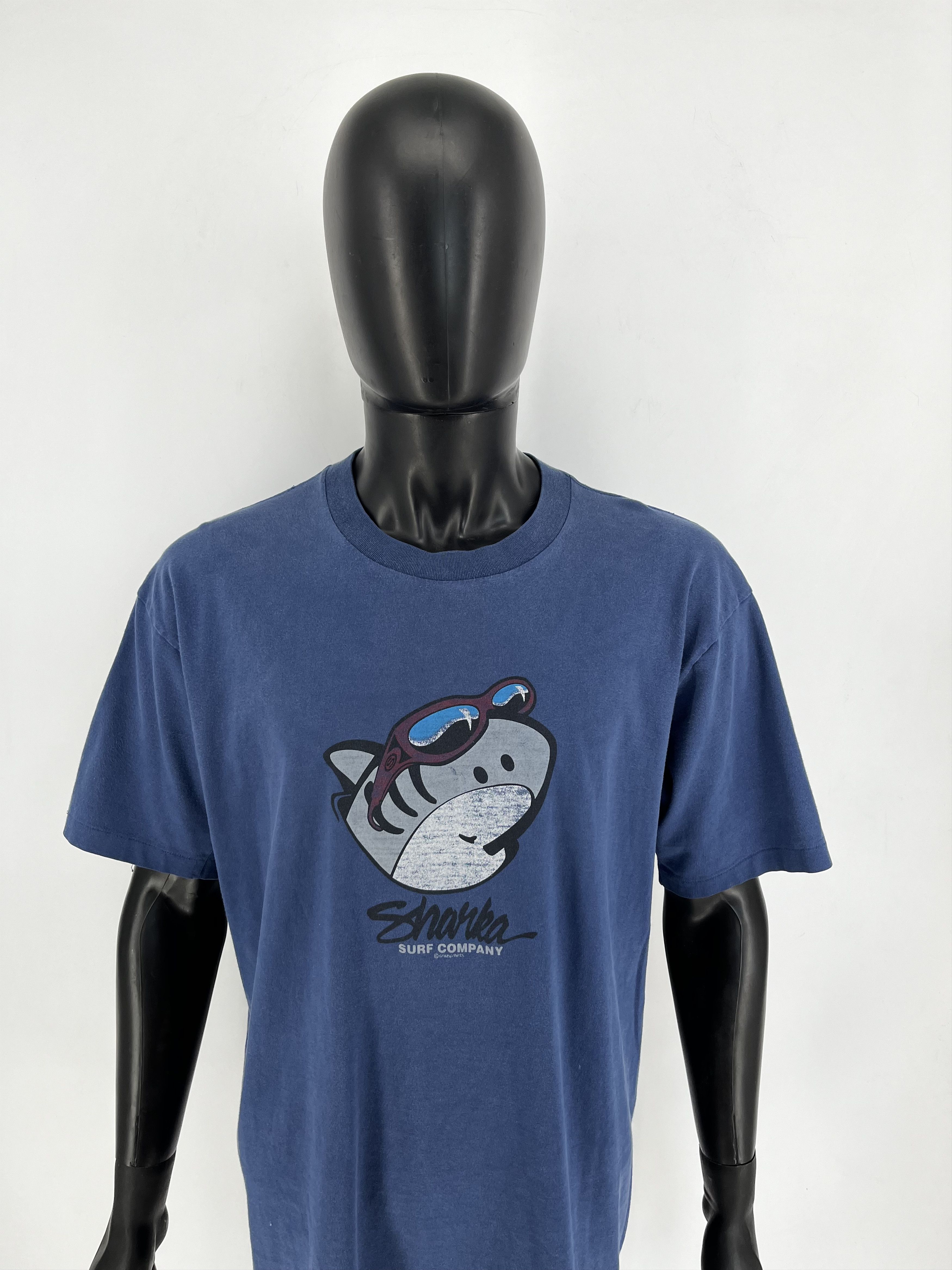 Vintage Vintage Y2K Sharka Surf Co. by Crazy Shirt (USA Made) Size US XL / EU 56 / 4 - 5 Thumbnail