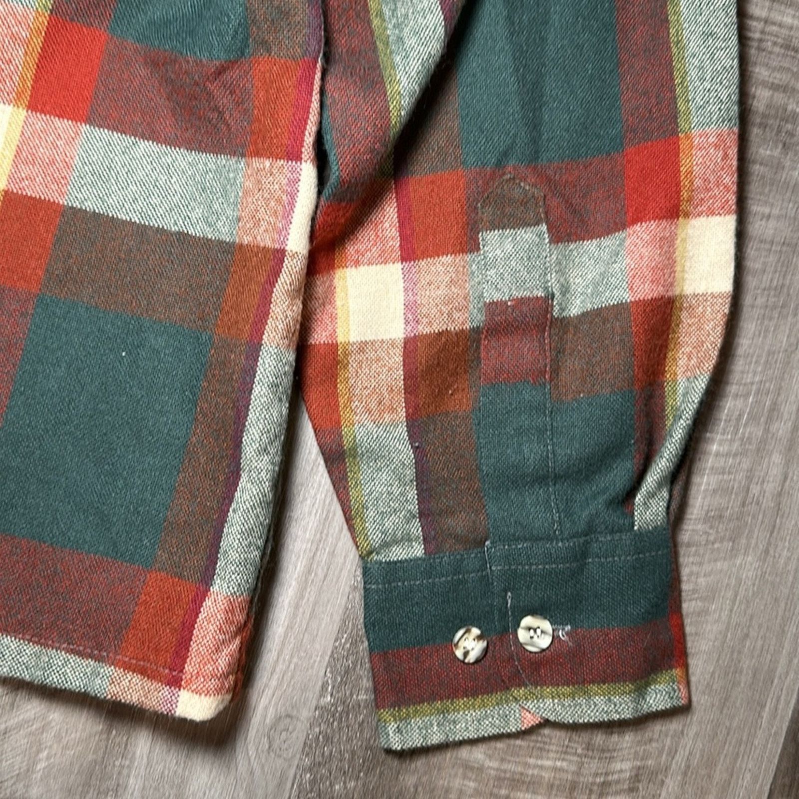 Other Claybrooke Vintage Flannel Long Sleeve Button Down - Large Size US L / EU 52-54 / 3 - 4 Thumbnail