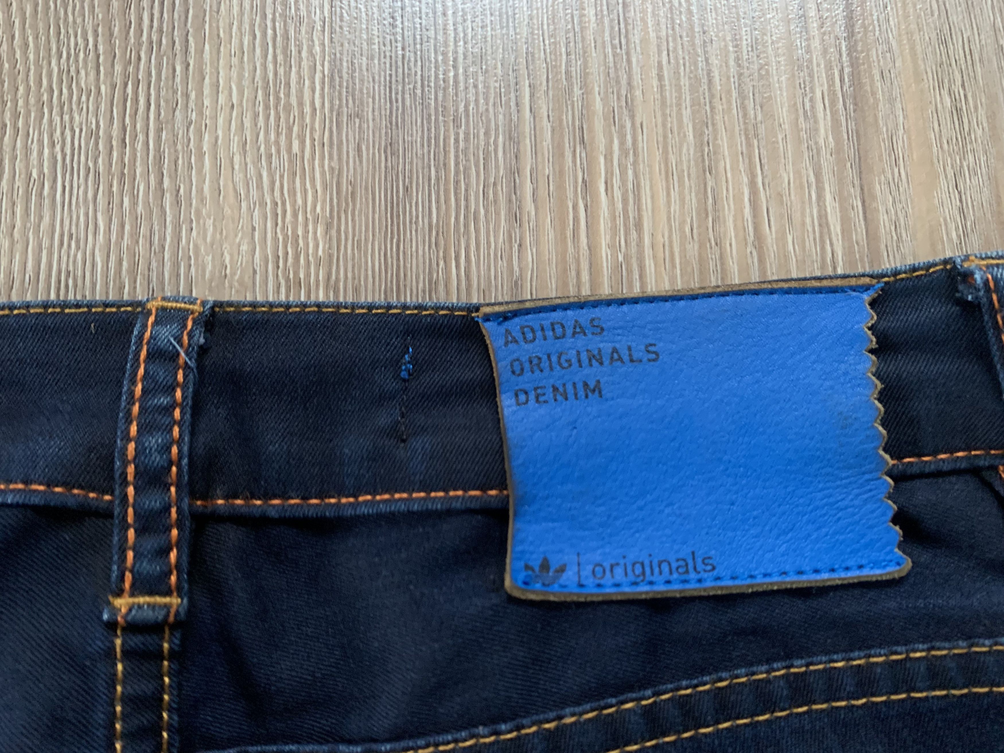 Adidas Men’s Blue Adidas Originals Denim Jeans Size US 26 / EU 42 - 6 Thumbnail