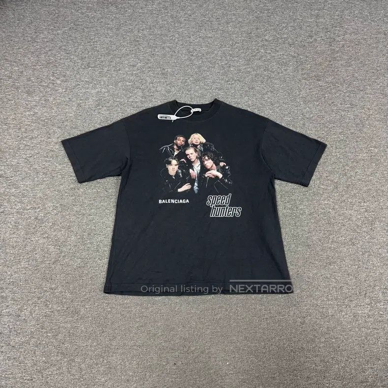 Balenciaga Balenciaga Band Printed Short Sleeve T-Shirt Size US S / EU 44-46 / 1 - 1 Thumbnail