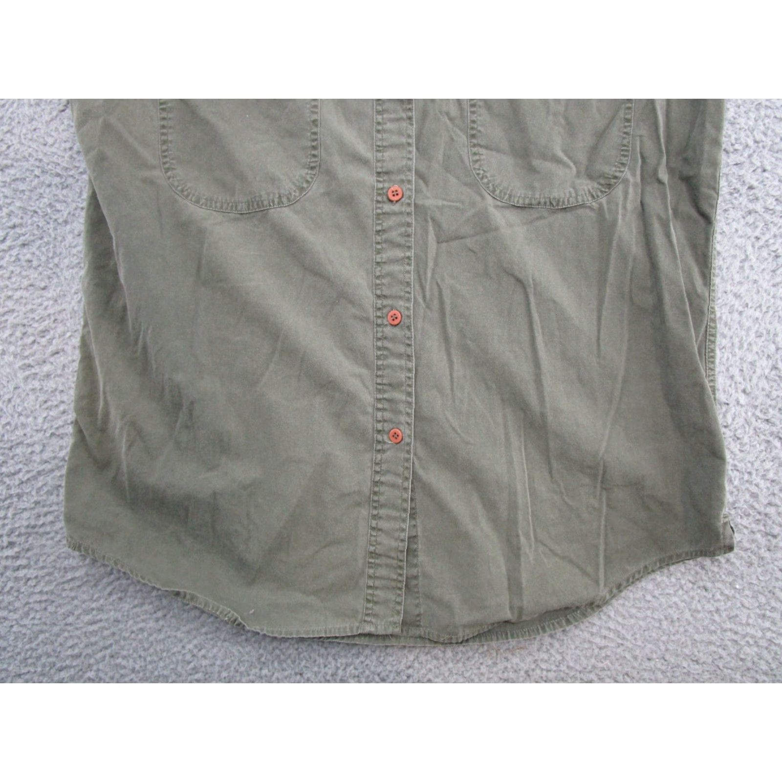 Vintage Woolrich Vest Women’s Button Up Olive Green XL Sleeveless Knit Pockets All Seasons Full Zip Casual Business Men Women Vest Size XL / US 12-14 / IT 48-50 - 2 Thumbnail