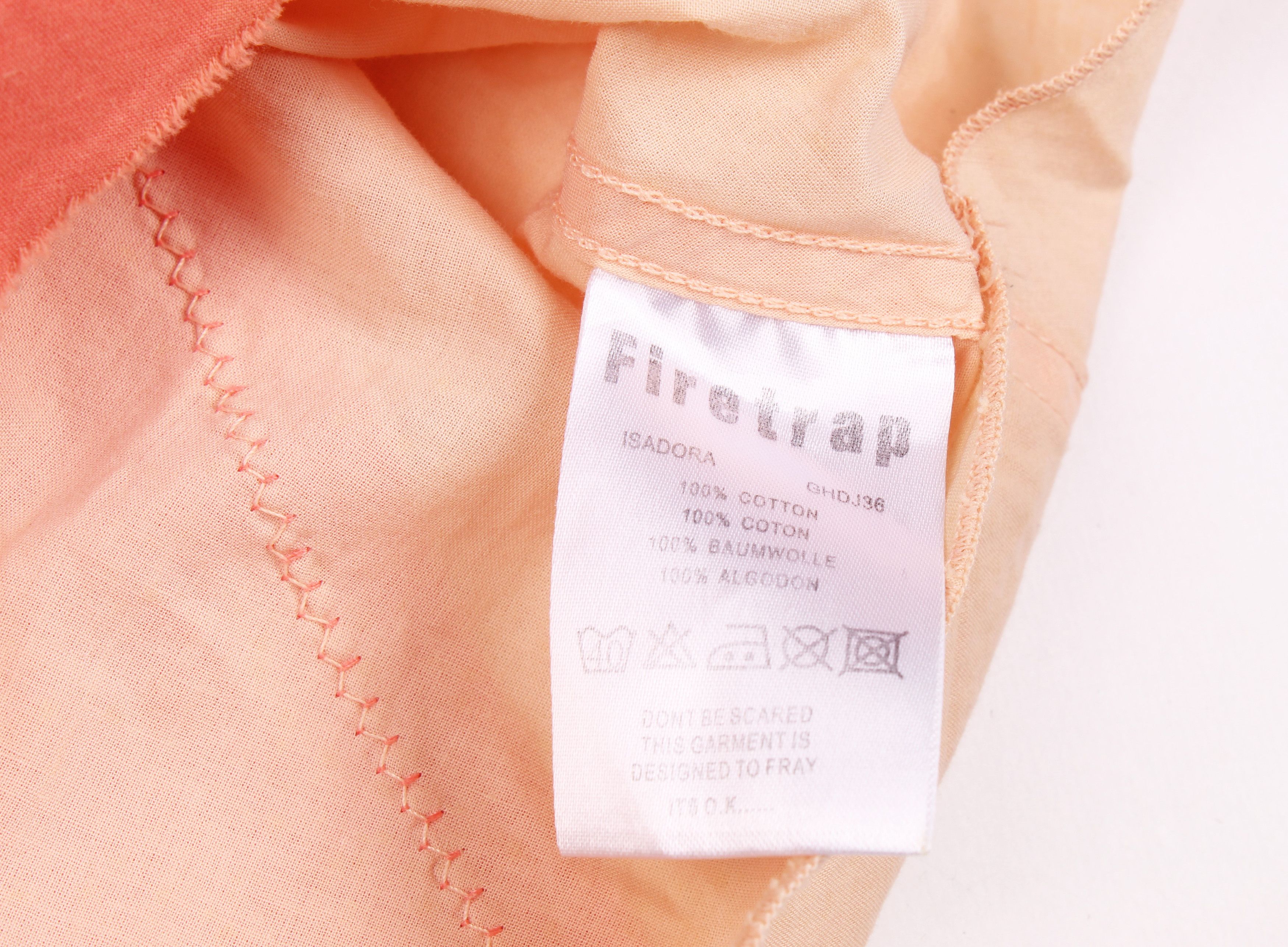 Firetrap × Vintage Vintage Firetrap Y2K Cropped Tank Top Size M / US 6-8 / IT 42-44 - 8 Thumbnail