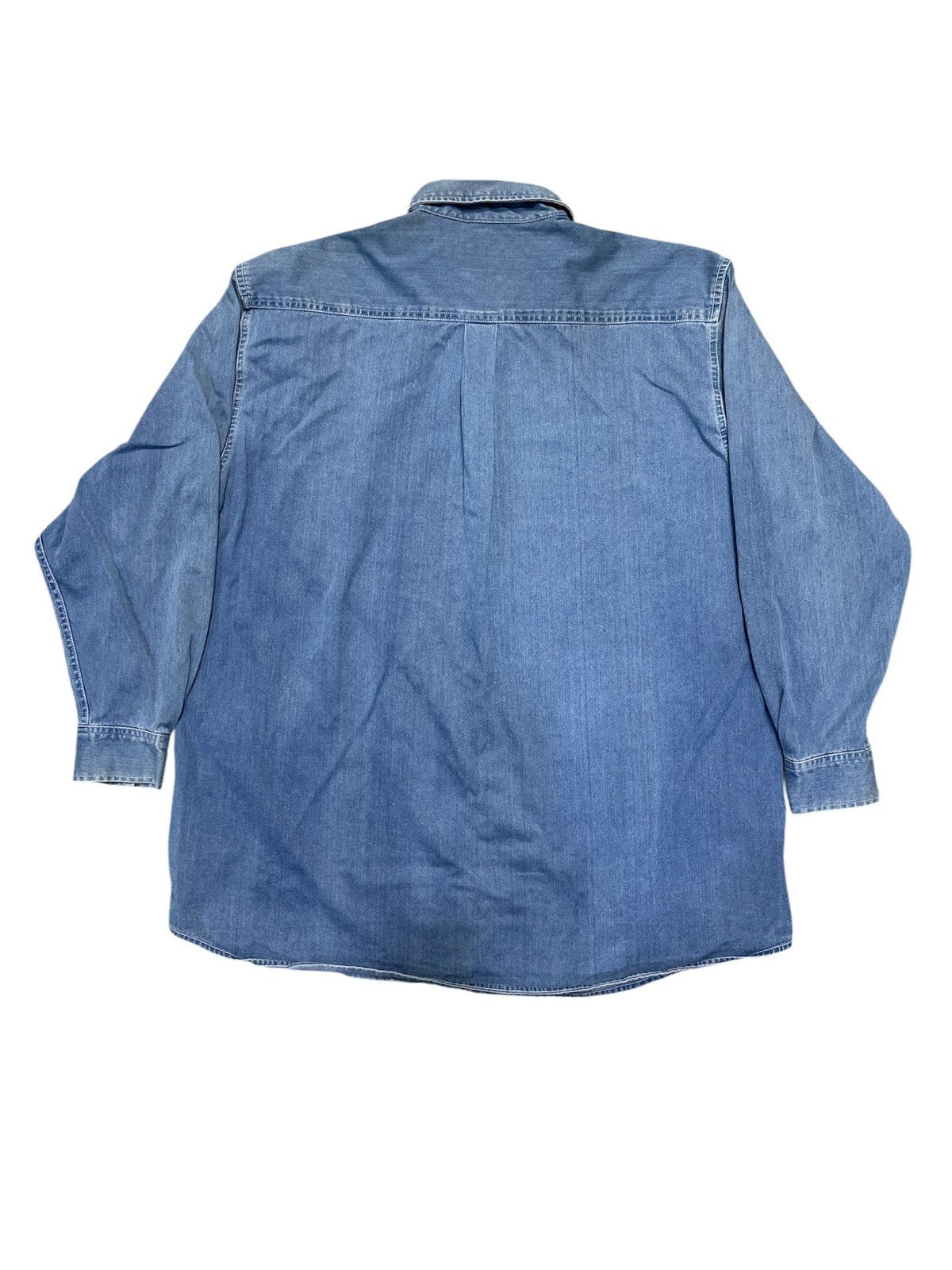 Benetton Benetton Formula 1 Denim Shirt Size US L / EU 52-54 / 3 - 2 Thumbnail