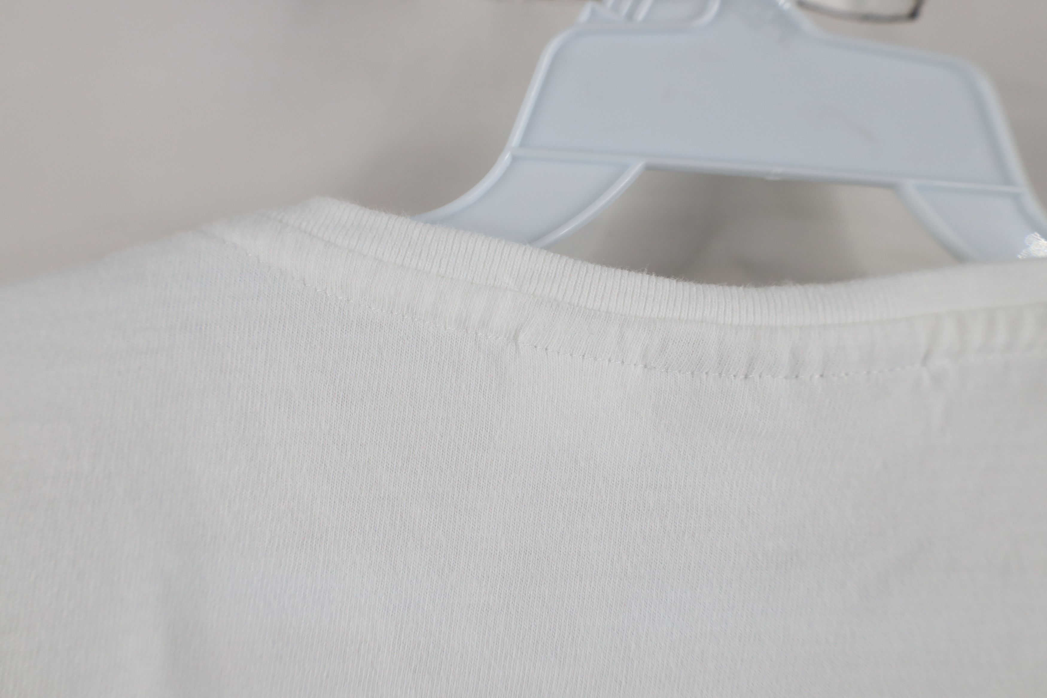 Vintage Vintage 90s Streetwear Cotton Short Sleeve T-Shirt White Size 3XL / US 20-22 - 7 Thumbnail