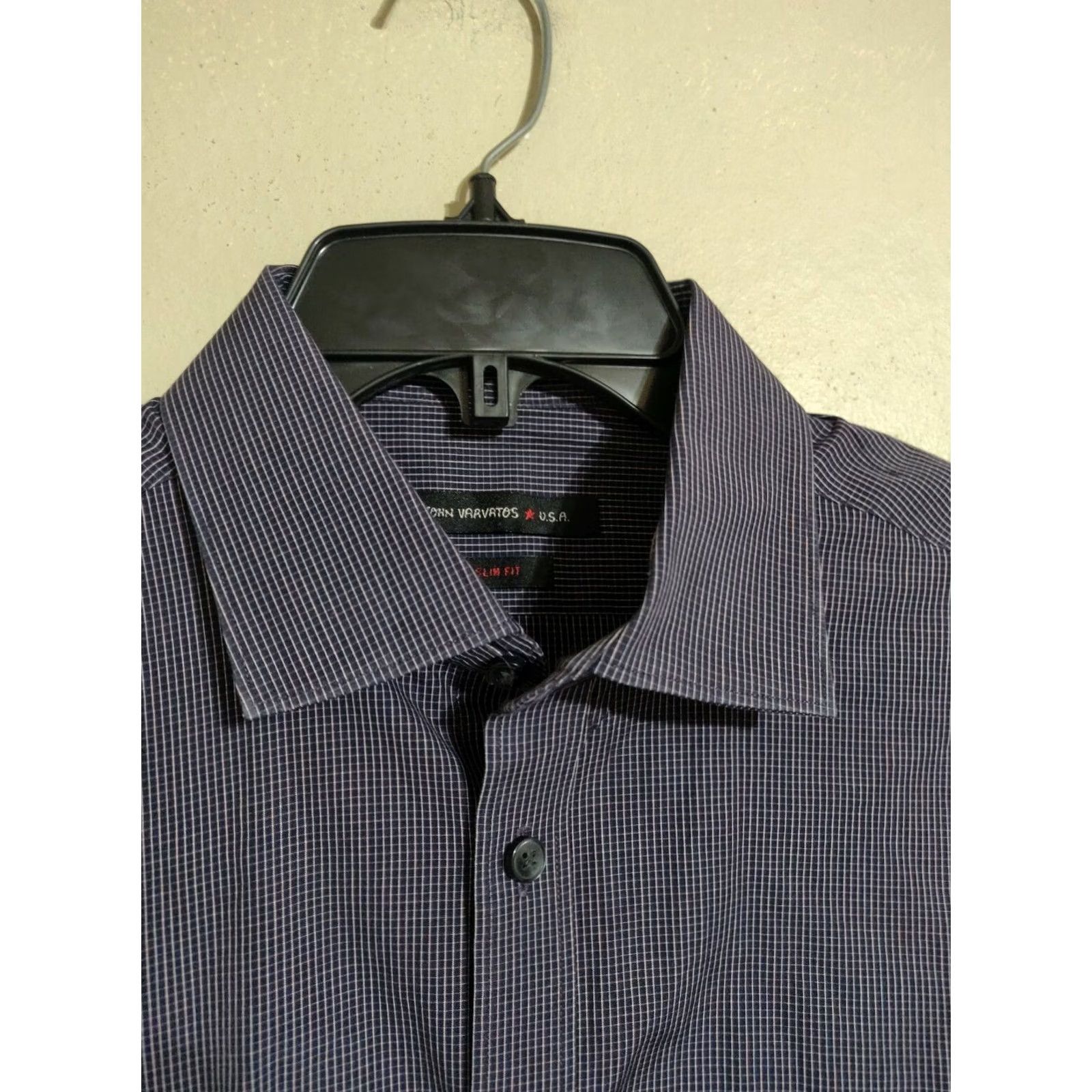 John Varvatos John Varvatos USA Slim Fit Button Down Casual Dress Shirt Men's 15.5 32/33 Size US M / EU 48-50 / 2 - 3 Thumbnail