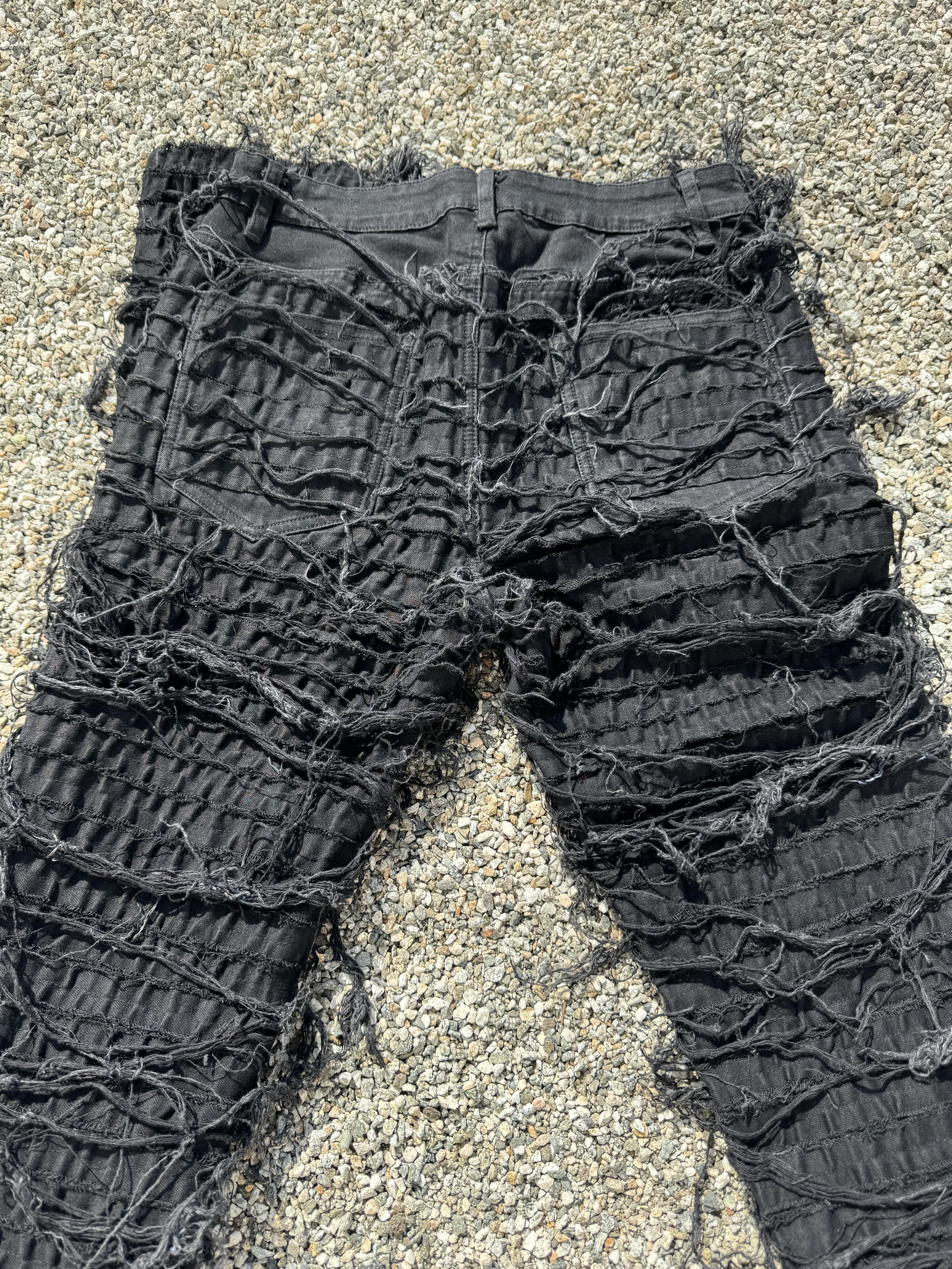 Other Avante Garde Stacked Flared Ripped Denims by Guapi (Limited) Size US 30 / EU 46 - 6 Thumbnail