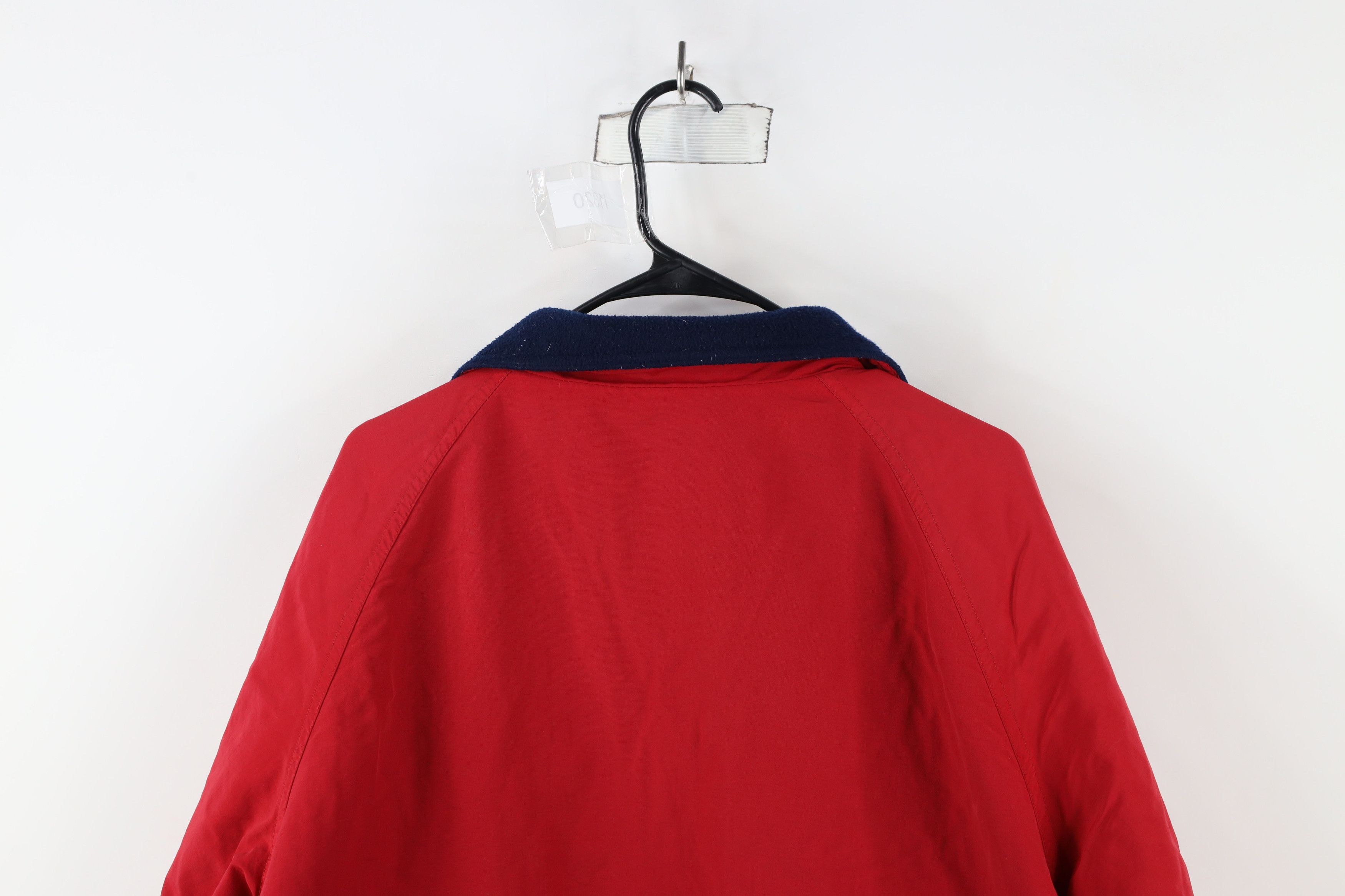 Lands' End × Vintage Vintage 90s Lands End Lined Squall Bomber Jacket Red USA Size US XL / EU 56 / 4 - 14 Thumbnail