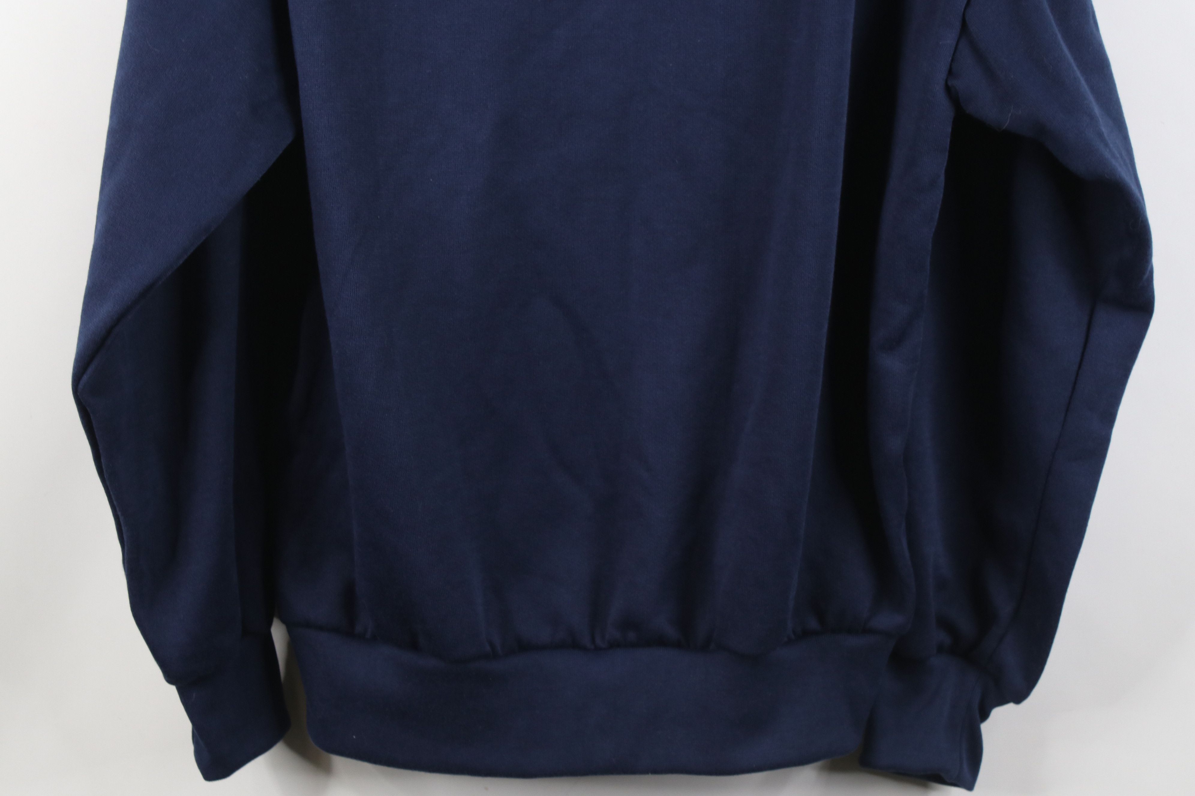 Vintage Deadstock Vintage 90s Streetwear Hoodie Sweatshirt Blue Size US M / EU 48-50 / 2 - 12 Thumbnail