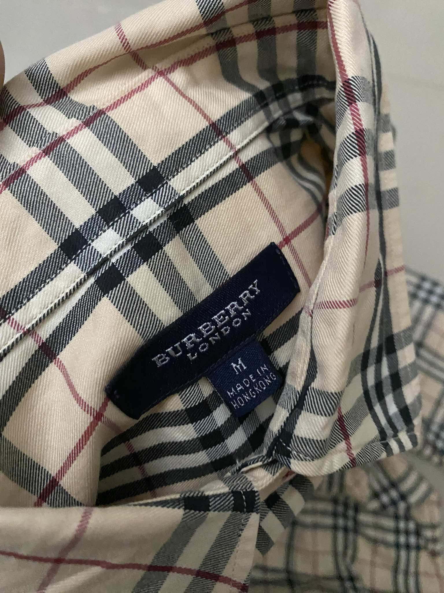 Burberry × Vintage Burberry Women Checked 3/4 Size M / US 6-8 / IT 42-44 - 4 Thumbnail