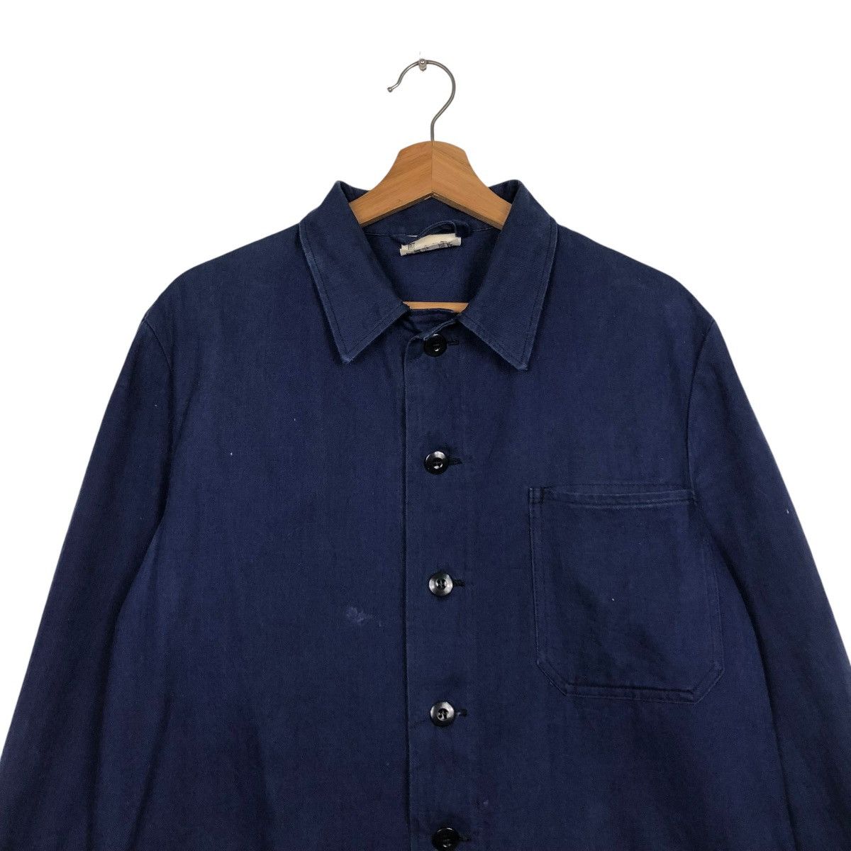Vintage 🔥VINTAGE CHORE WORKER MILITARY JACKET G.WAHLER US NAVY Size US M / EU 48-50 / 2 - 5 Thumbnail
