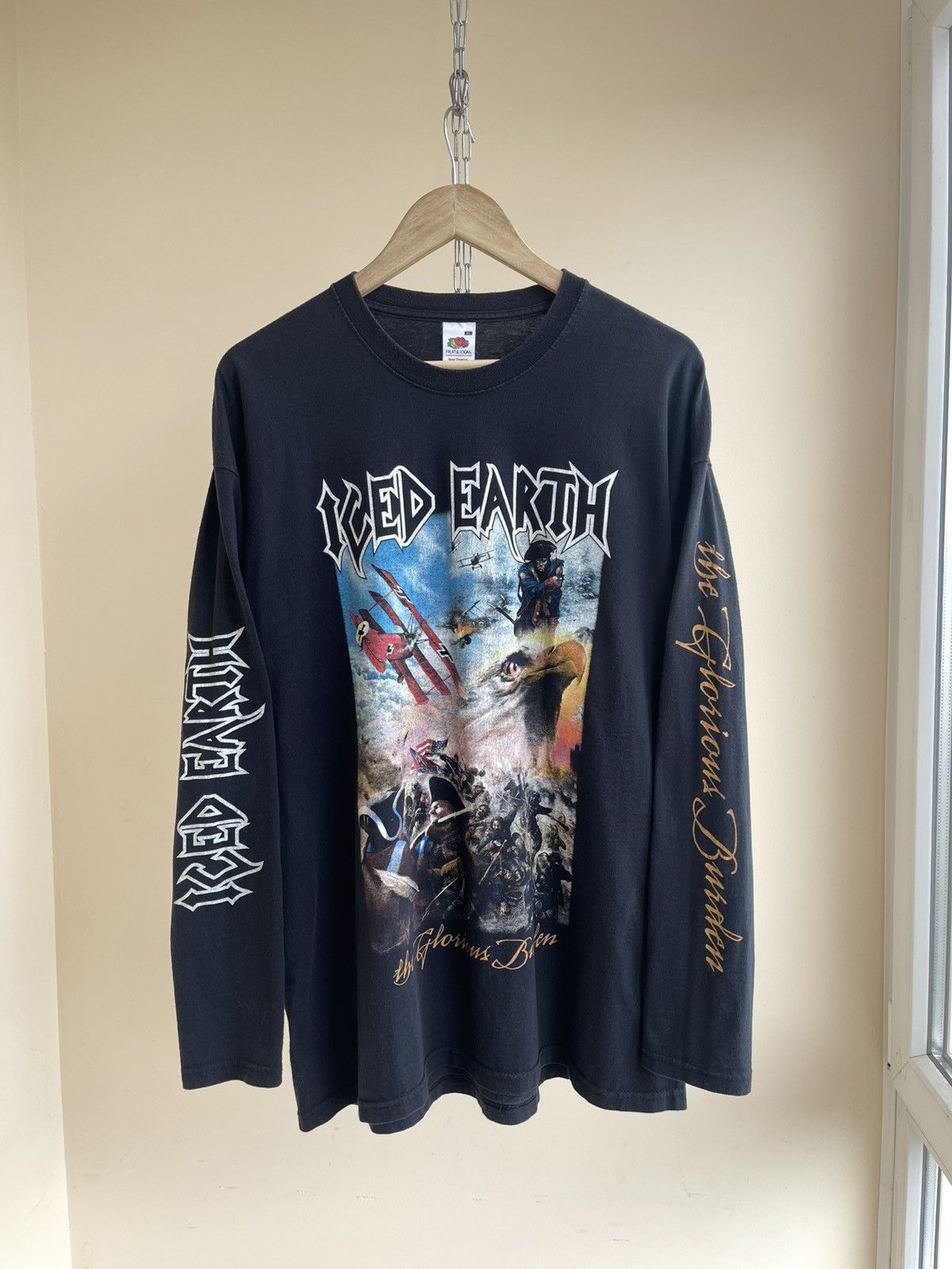 Iced Earth The Glorious Burden Long Sleeve T-Shirt 2004 00s
