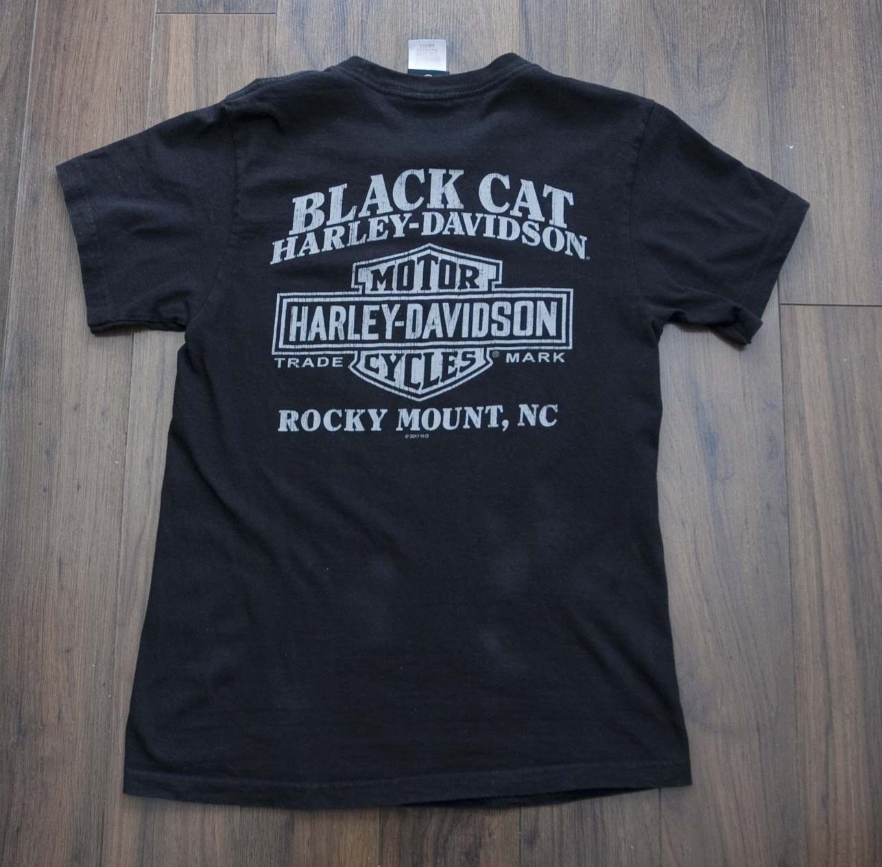 Harley Davidson Harley Davidson T Shirt Size S Black Cat Rocky Mount Made US Size US S / EU 44-46 / 1 - 4 Thumbnail