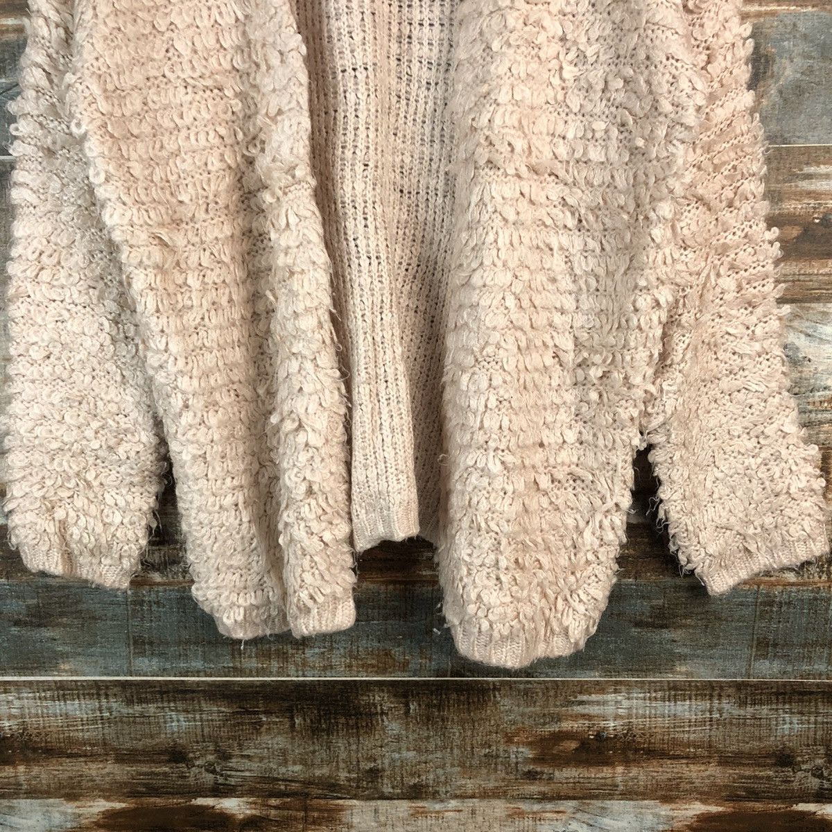 Homespun Knitwear × Japanese Brand Glacier Pink Mohair Cardigan shaggy vintage Knitwear #A2351 Size M / US 6-8 / IT 42-44 - 6 Thumbnail