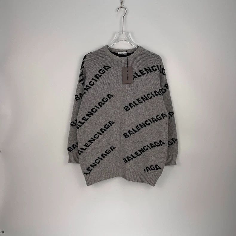 Balenciaga Balenciaga Grey Bullet Curtain Sweater-2506 Size US XS / EU 42 / 0 - 3 Thumbnail