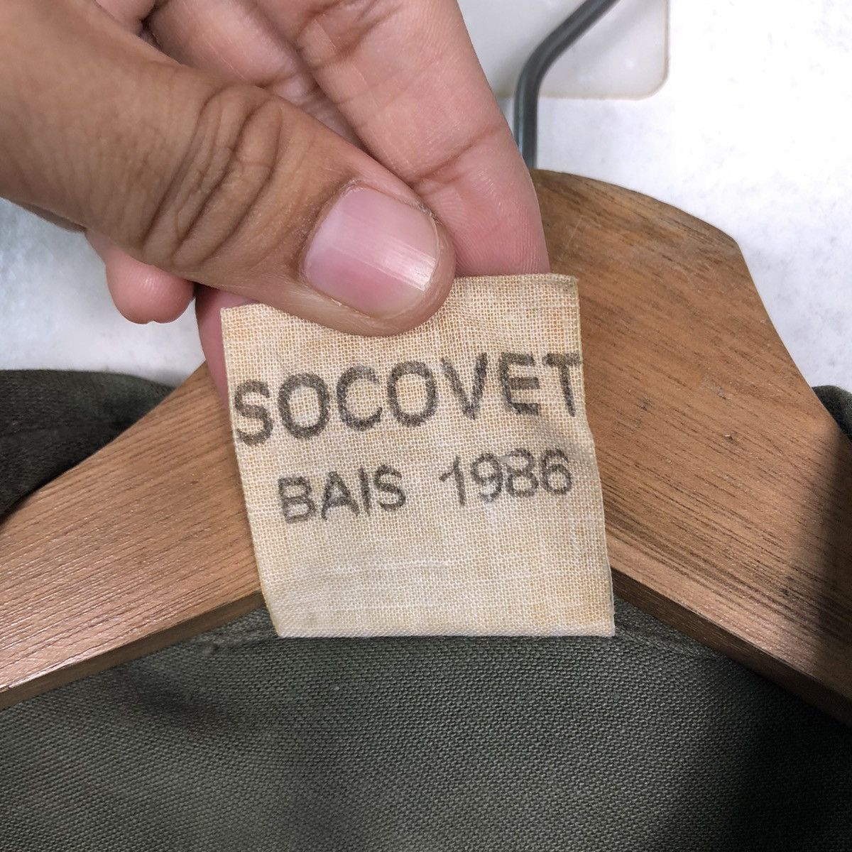 Buzz Rickson's 🔥Vintage Tank Top Military Collections Socovet Bais 1986 Size US M / EU 48-50 / 2 - 17 Thumbnail
