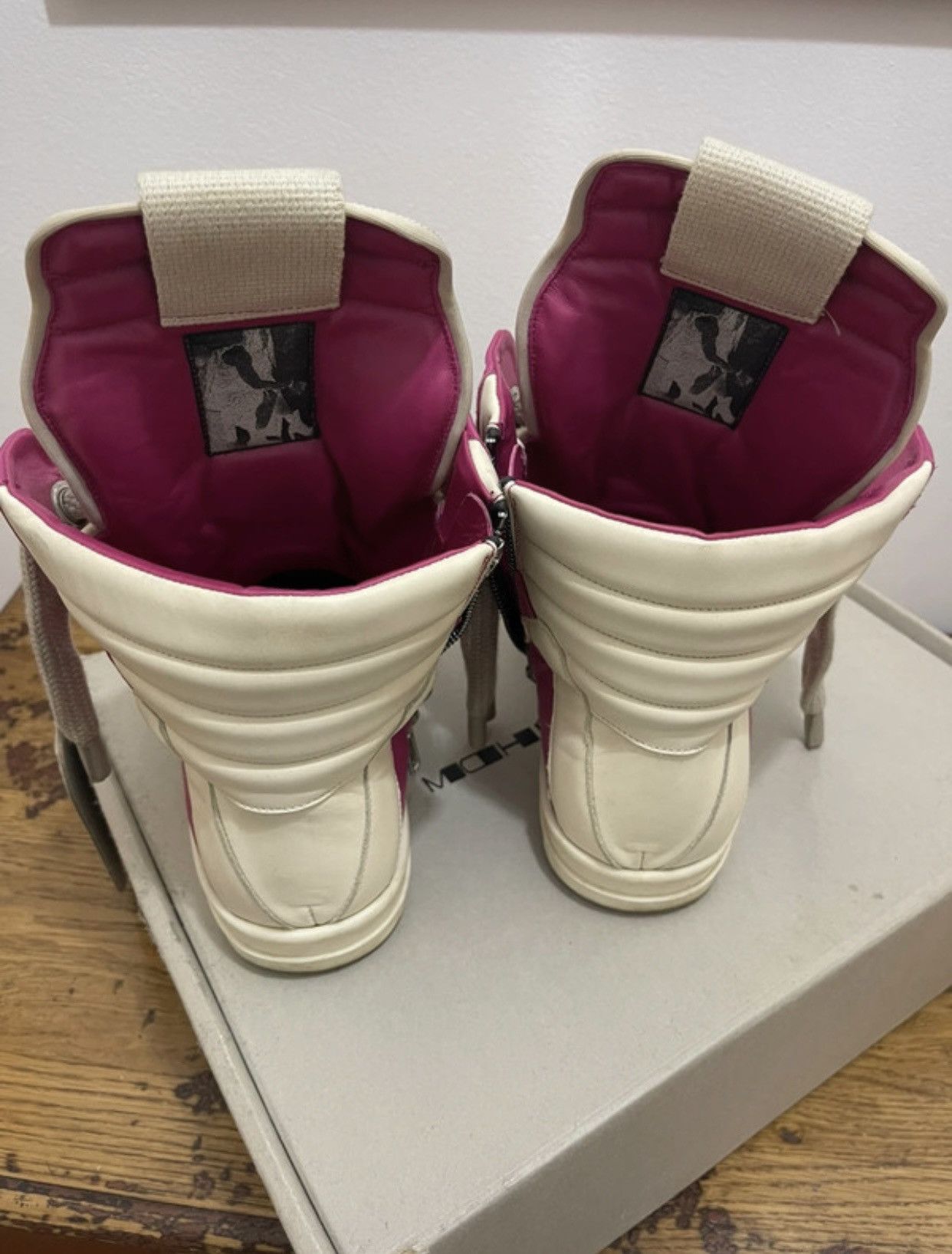 Rick Owens Rick Owens Geobasket Jumbo Laces Sneakers Size US 10 / EU 43 - 2 Thumbnail