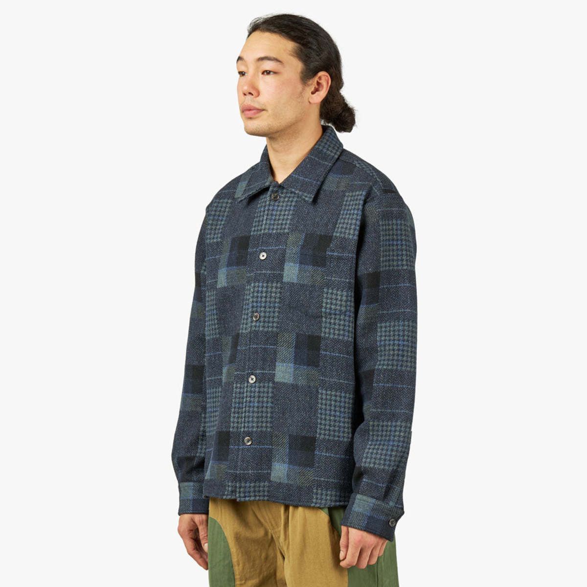 Our Legacy 46/S - Patch Overshirt - Navy Size US S / EU 44-46 / 1 - 3 Thumbnail