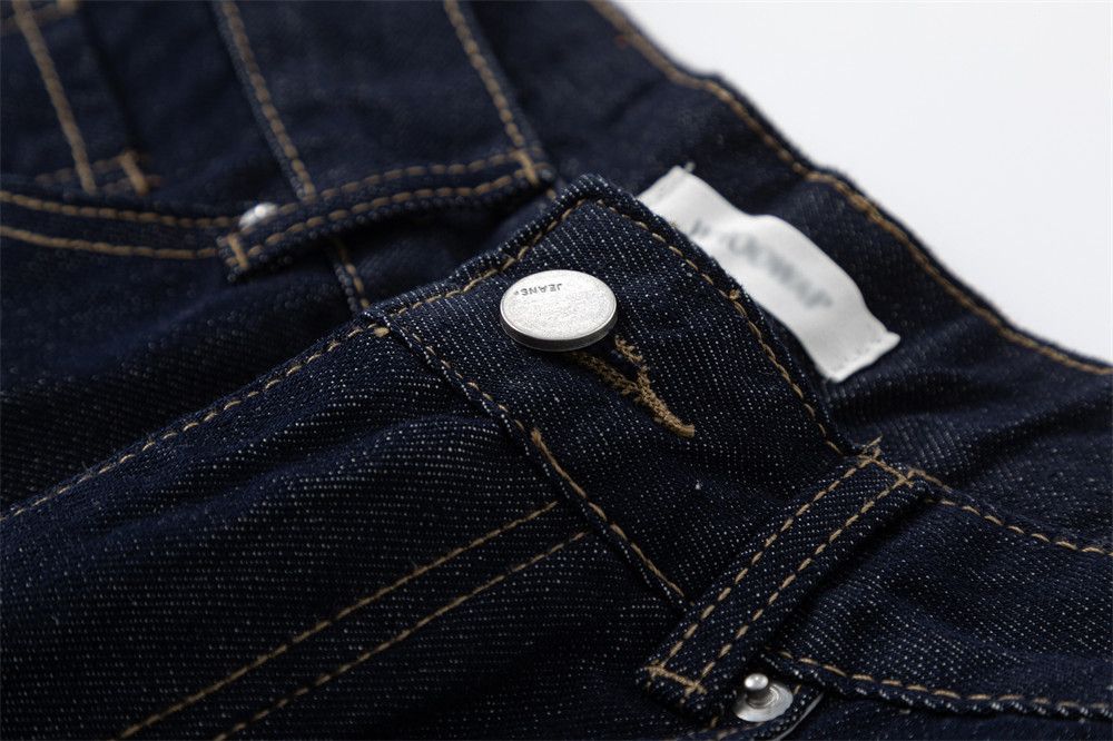 Japanese Brand × Jean Men's dark blue simple loose versatile casual straight jeans Size US 34 / EU 50 - 3 Thumbnail