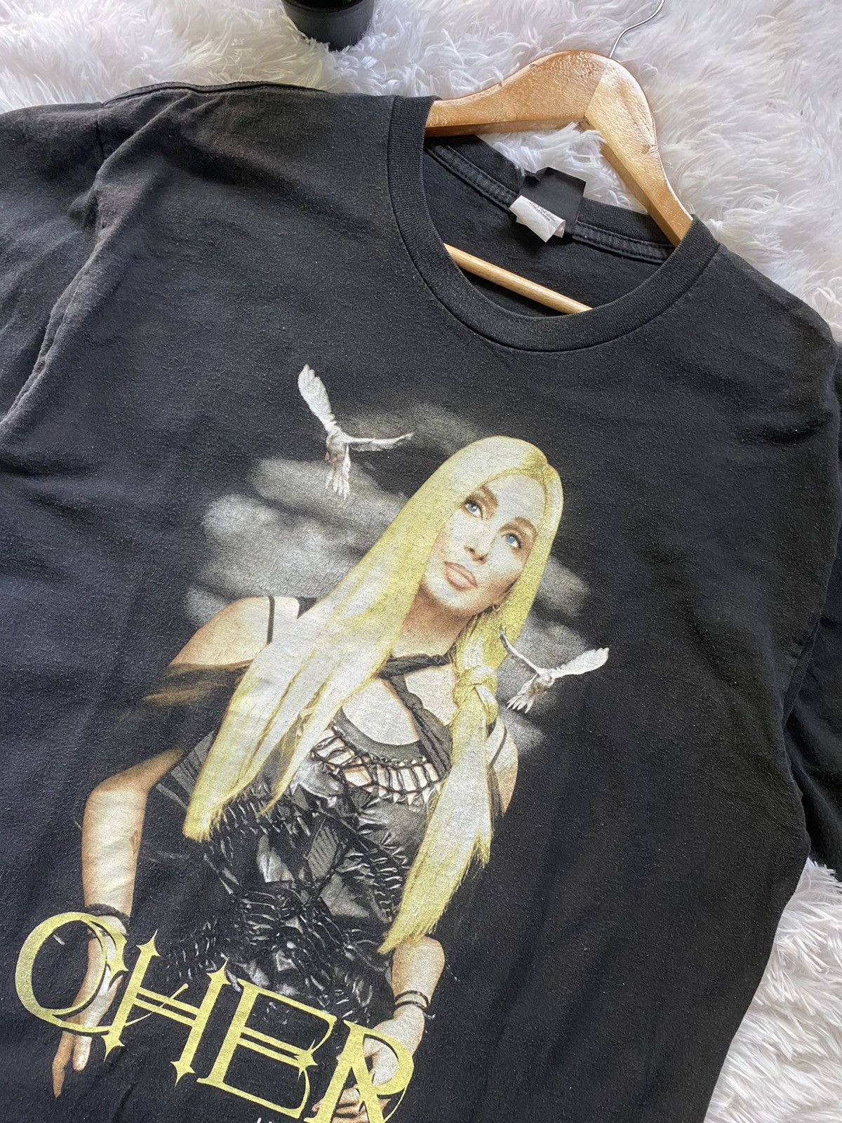 Band Tees × Vintage Vintage Cher 2002 Size US L / EU 52-54 / 3 - 3 Thumbnail