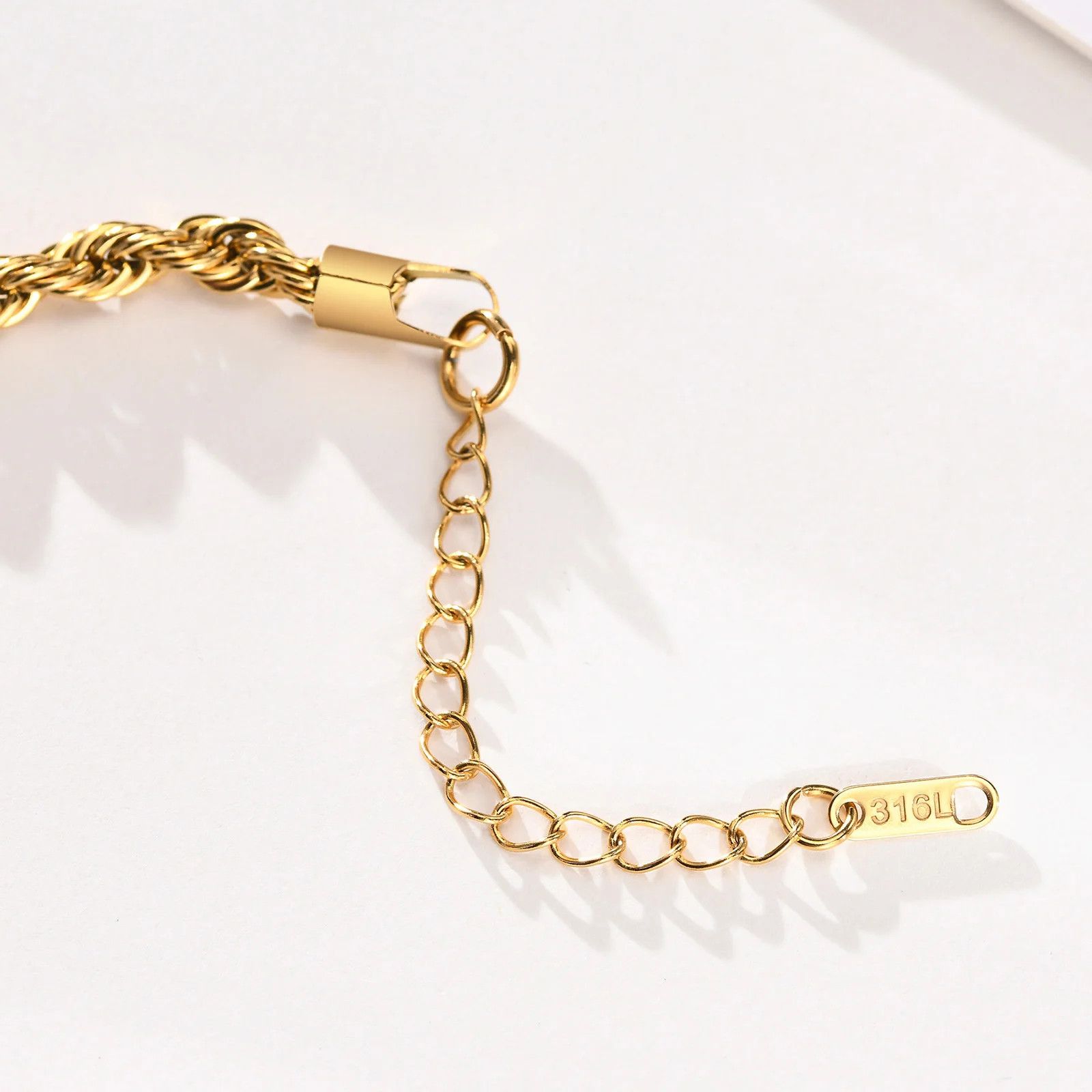 Other 3MM Stainless Steel Rope Bracelets Size ONE SIZE - 2 Thumbnail