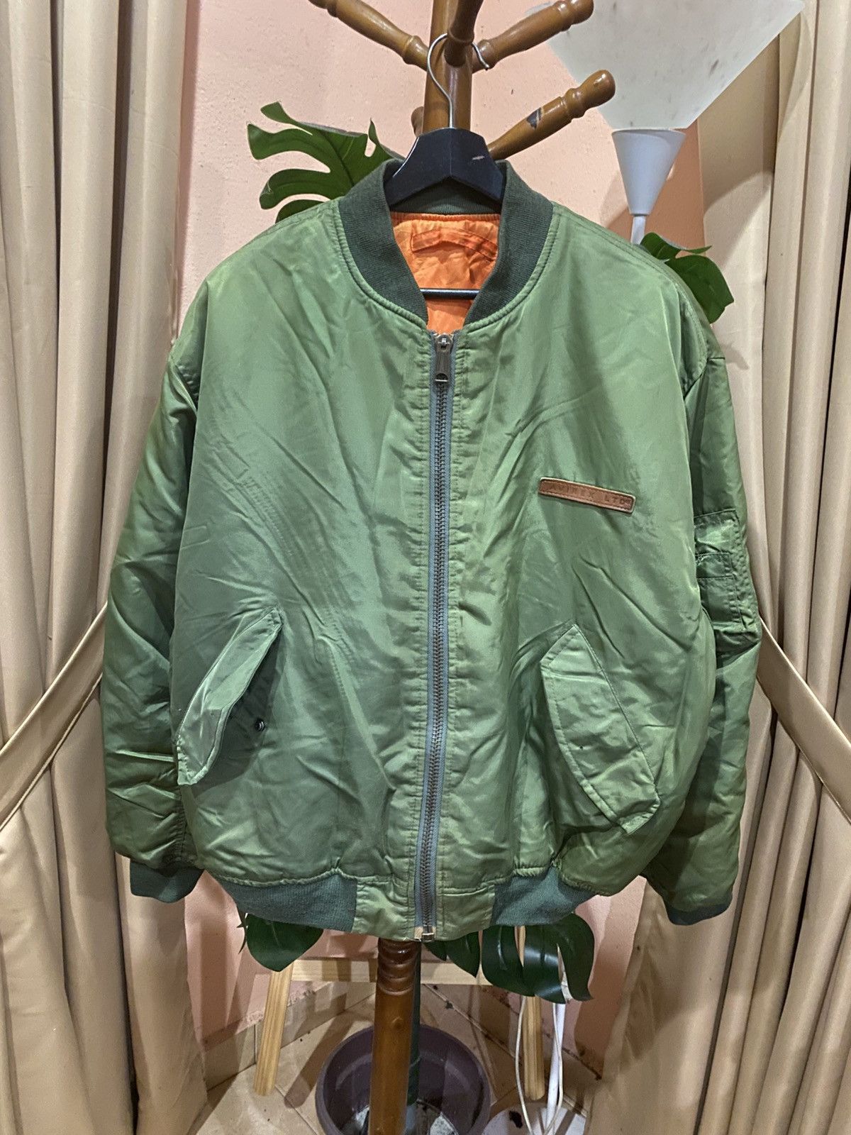 Avirex Avirex LTD VF-117 Privateers Vietnam Map MA-1 Bomber Jacket Size US M / EU 48-50 / 2 - 4 Thumbnail