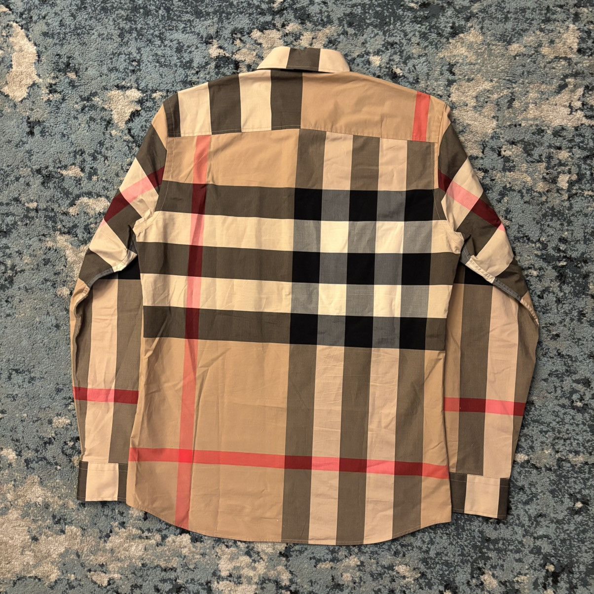 Burberry Burberry Slim Fit Check Cotton Shirt Size Small Worn Lightly Size US S / EU 44-46 / 1 - 2 Thumbnail